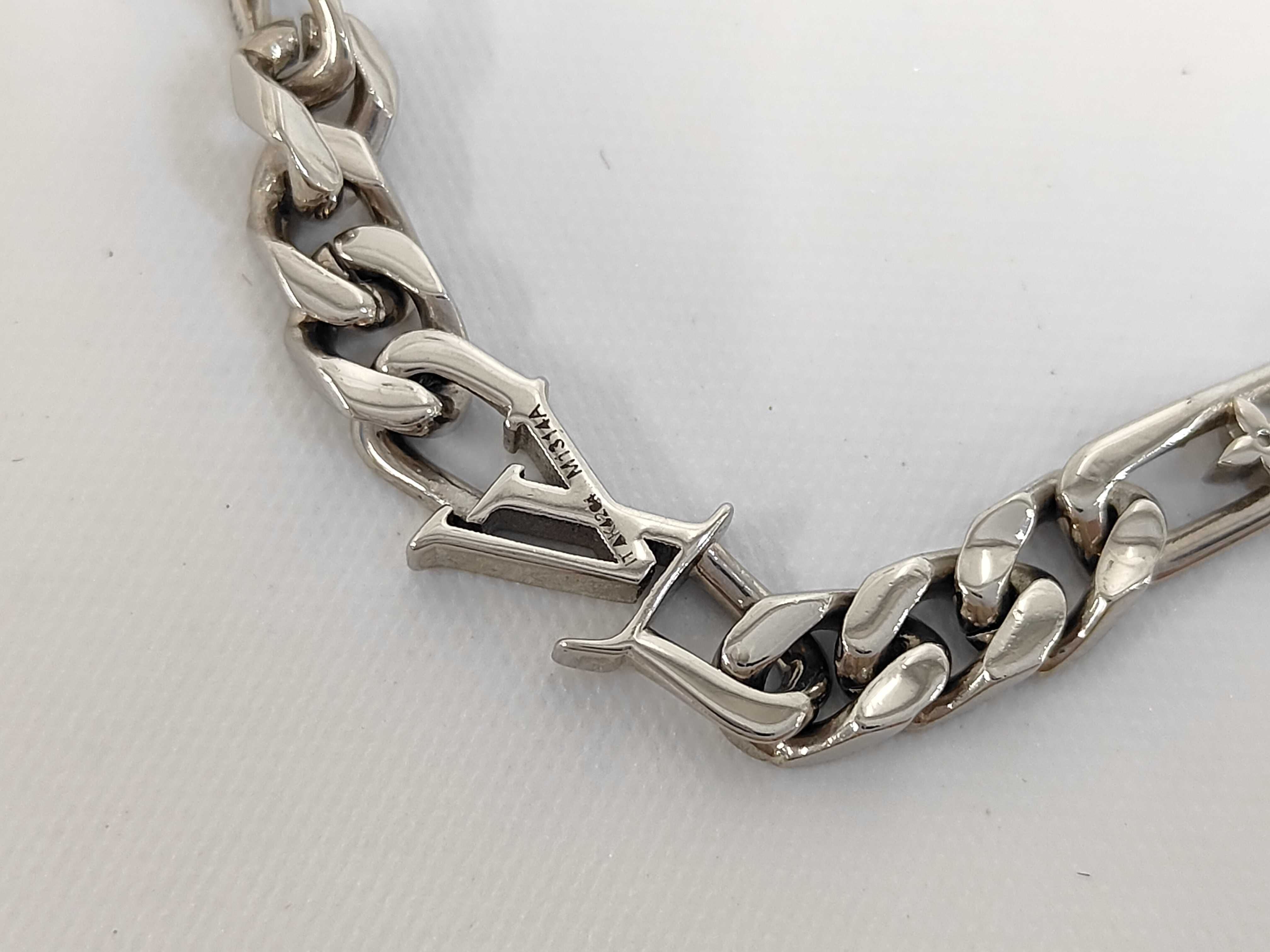 Figaro Silver Bracelet Bracelet/Bangle — view 2