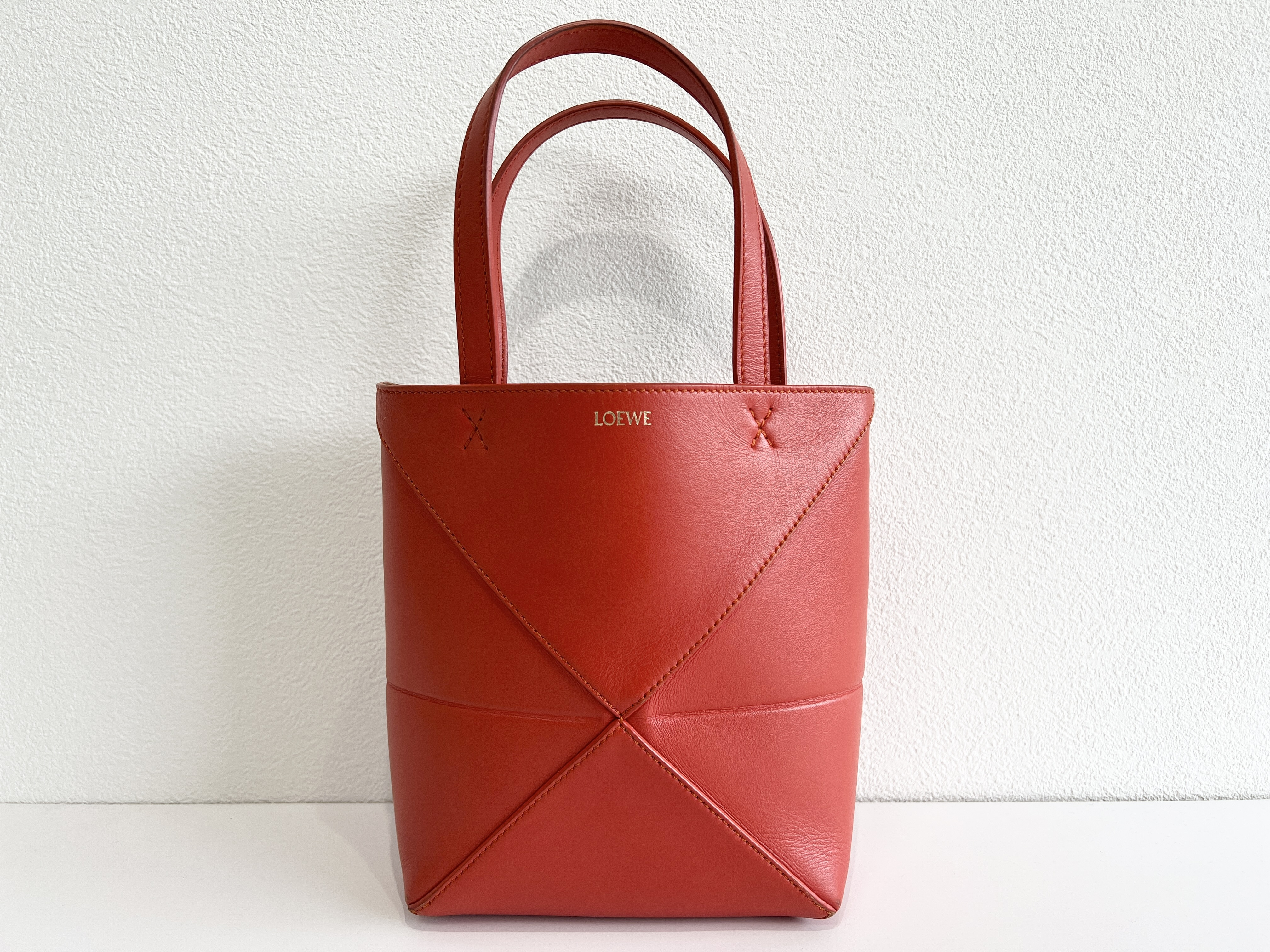 Puzzle Fold Leather 2-way Shoulder Bag, Tote Bag, Handbag, Shoulder Bag — view 2
