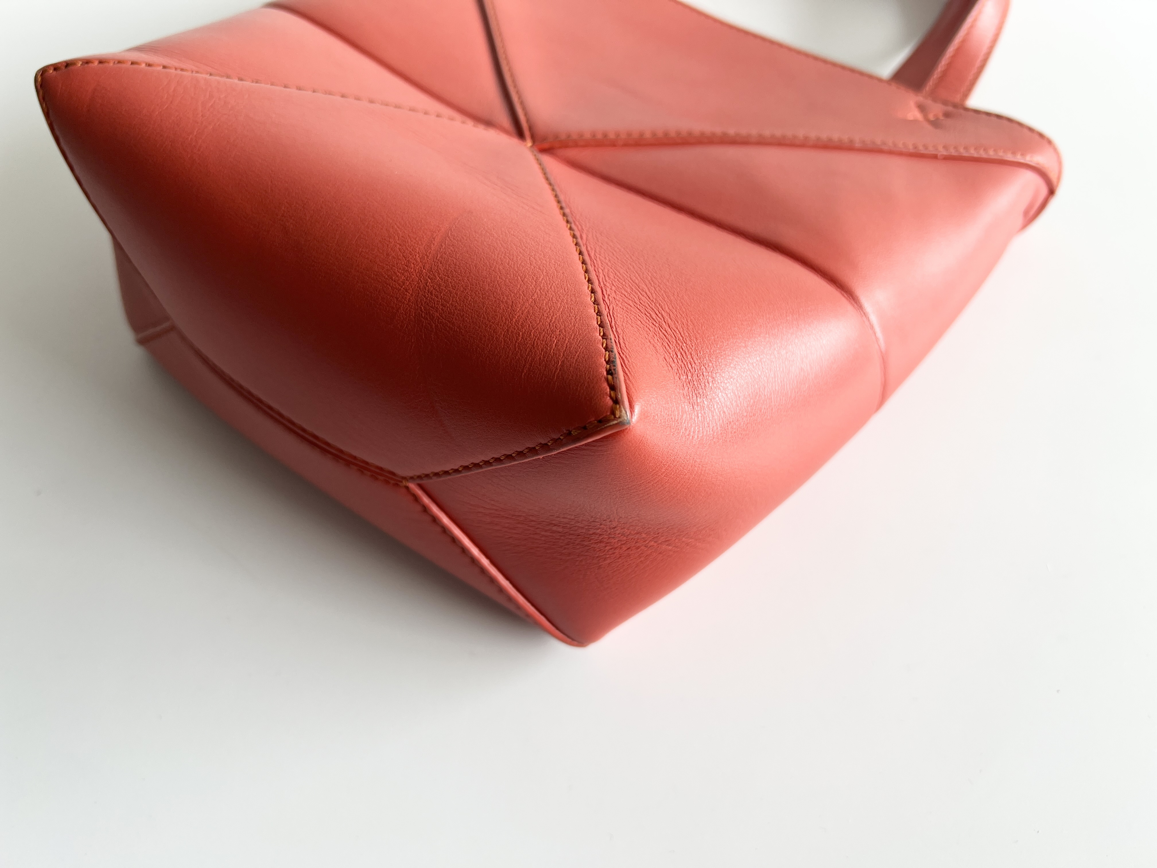 Puzzle Fold Leather 2-way Shoulder Bag, Tote Bag, Handbag, Shoulder Bag — view 11