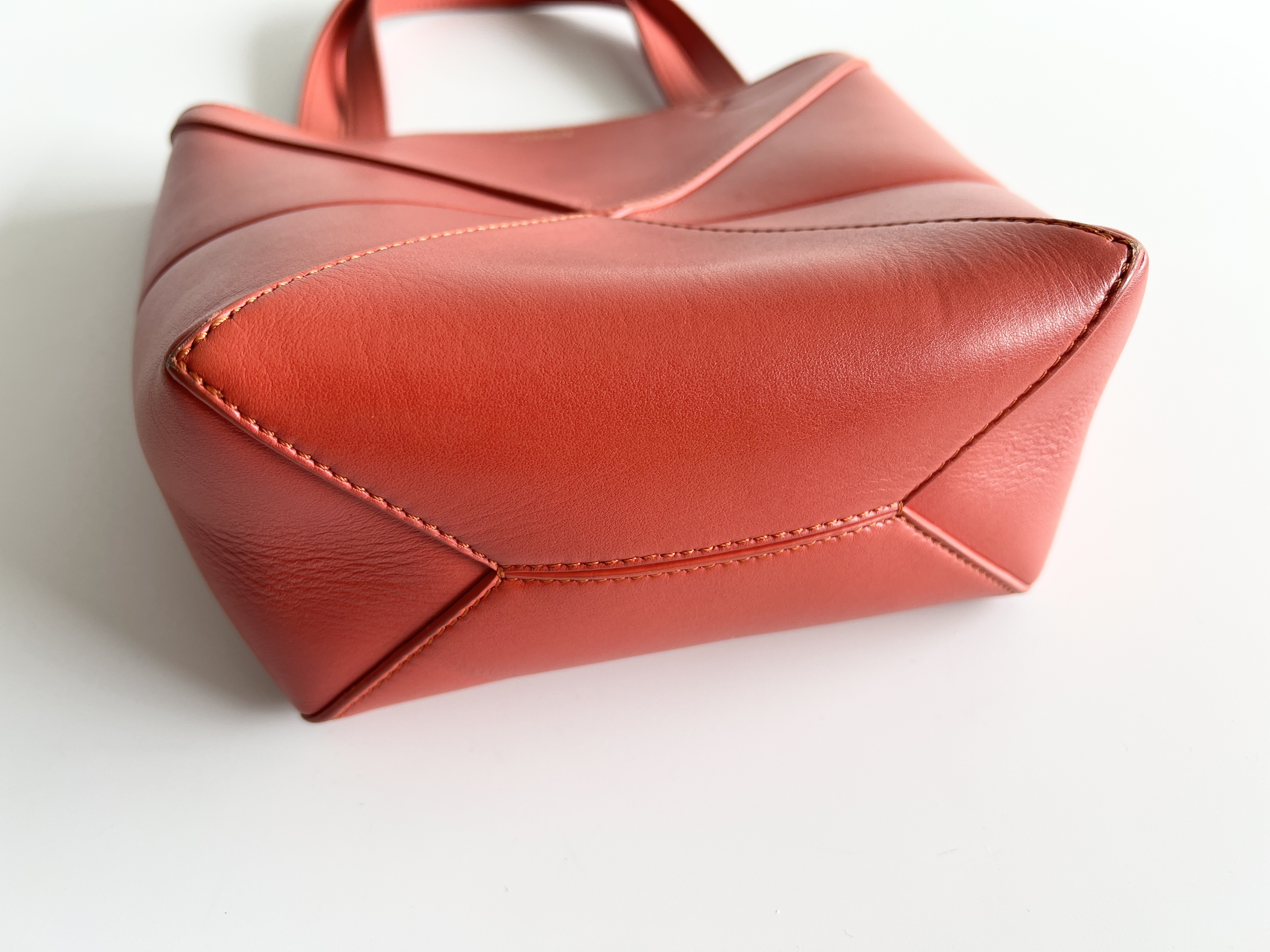 Puzzle Fold Leather 2-way Shoulder Bag, Tote Bag, Handbag, Shoulder Bag — view 12
