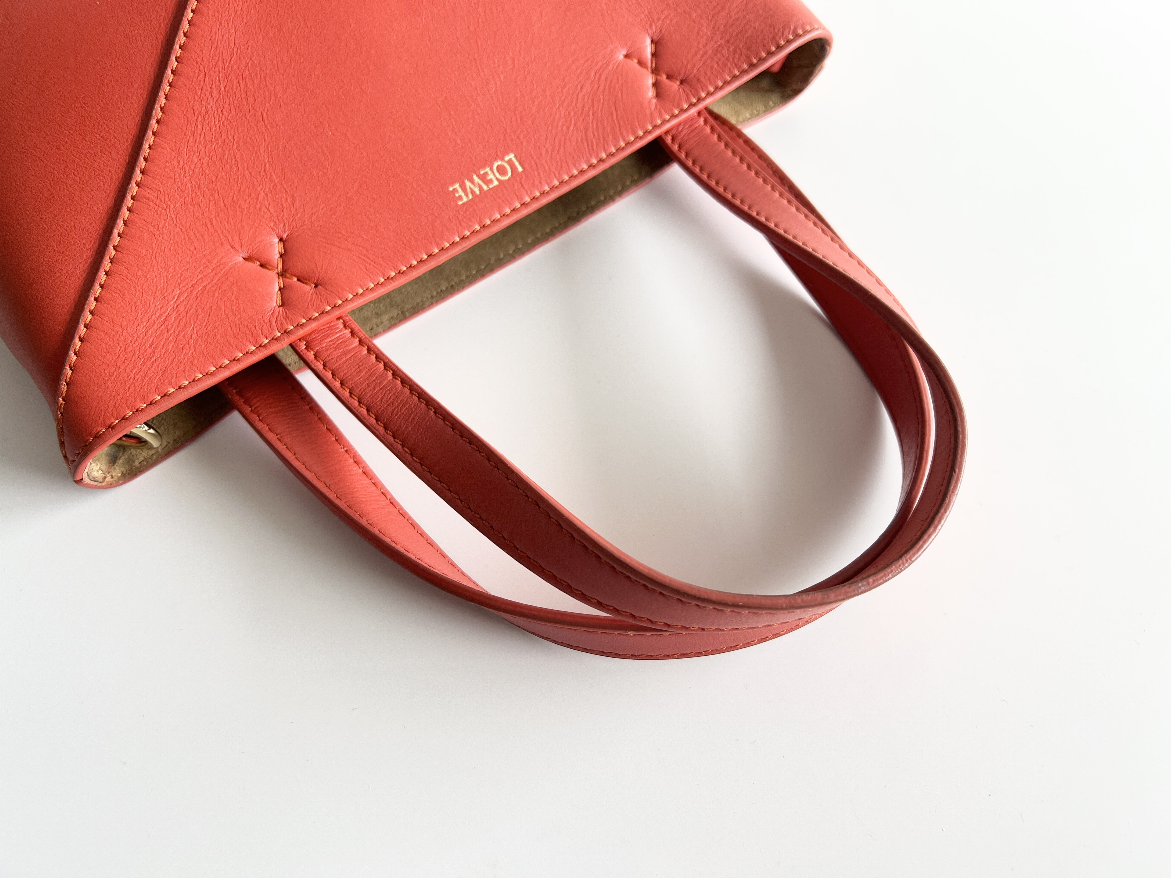 Puzzle Fold Leather 2-way Shoulder Bag, Tote Bag, Handbag, Shoulder Bag — view 4