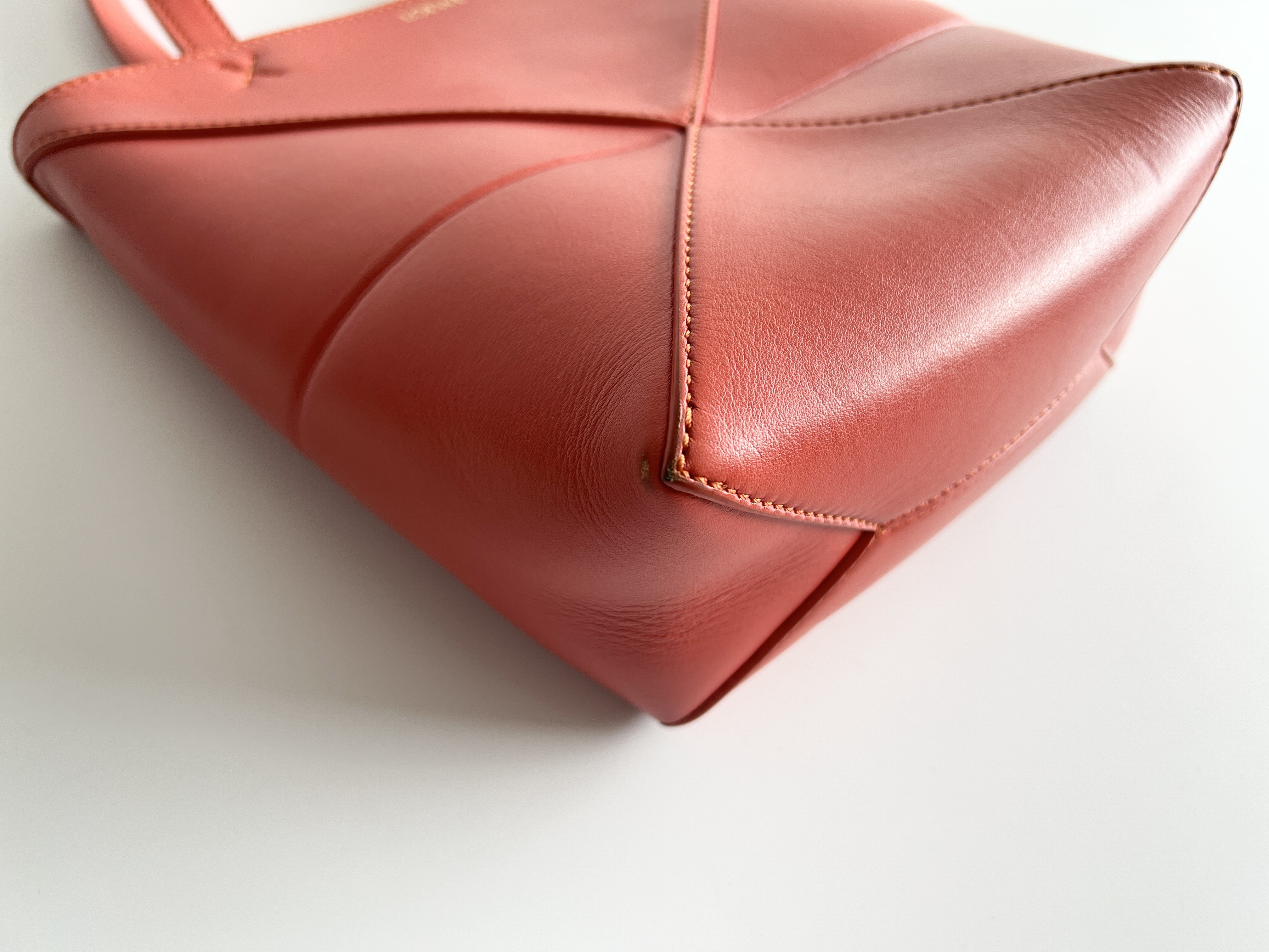 Puzzle Fold Leather 2-way Shoulder Bag, Tote Bag, Handbag, Shoulder Bag — view 8