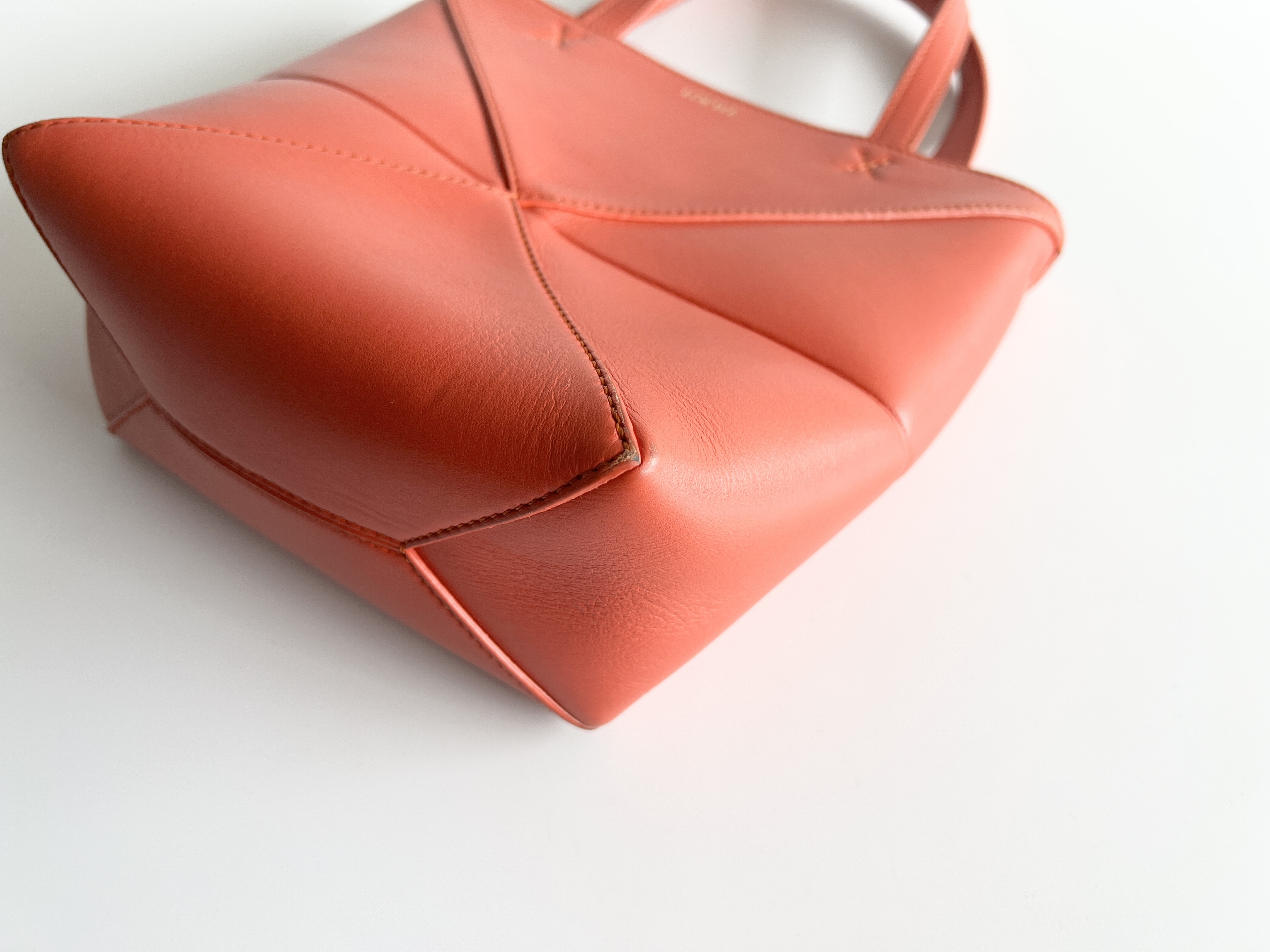 Puzzle Fold Leather 2-way Shoulder Bag, Tote Bag, Handbag, Shoulder Bag — view 9