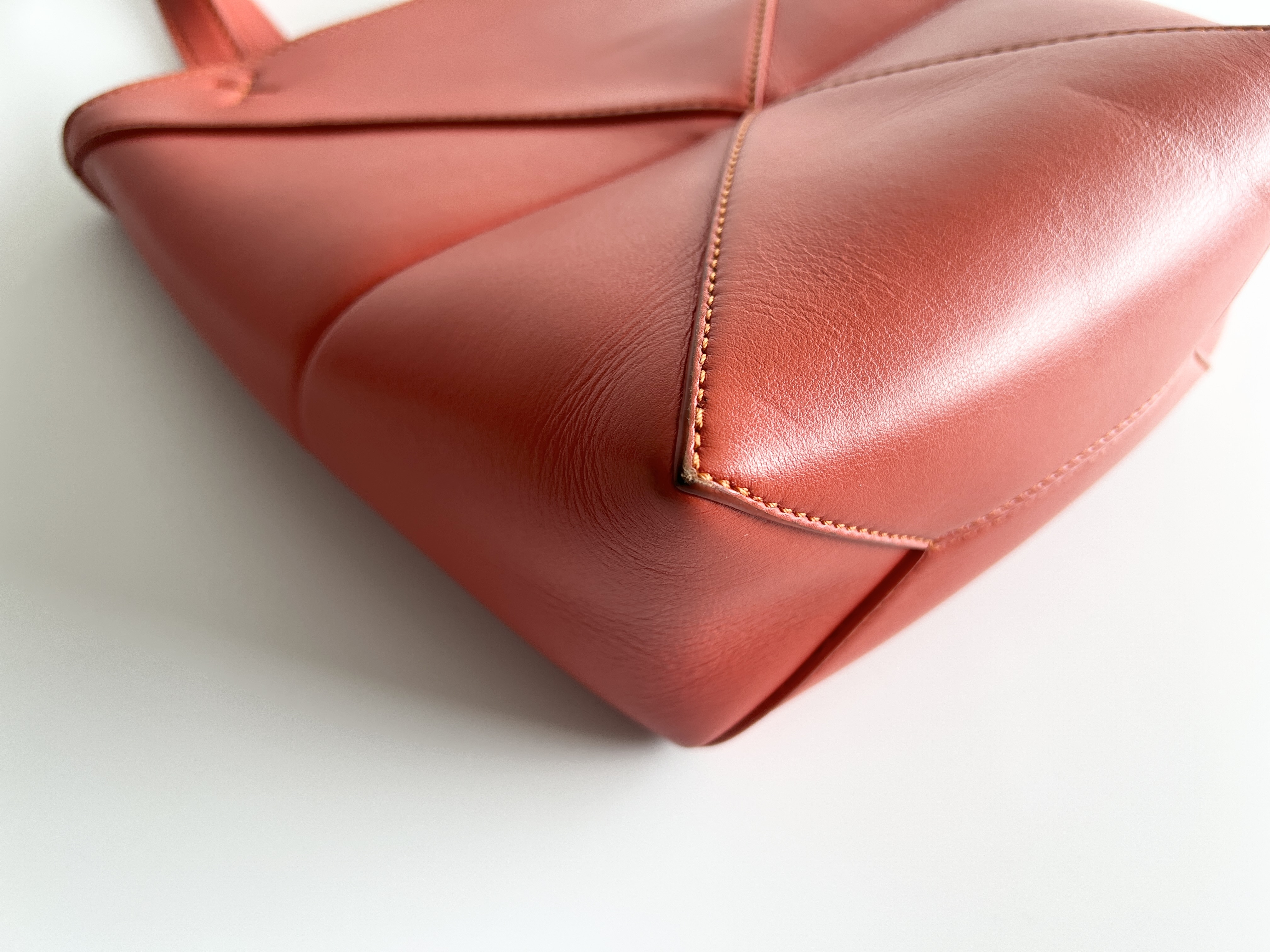 Puzzle Fold Leather 2-way Shoulder Bag, Tote Bag, Handbag, Shoulder Bag — view 10