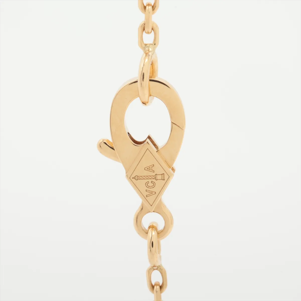 Vintage Alhambra Onyx Necklace 750 (Yellow Gold) 5.2g JA302369 — view 3