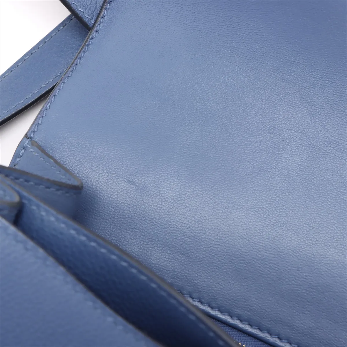 [Individually wrapped] Hermes Constance 3 24 Evercolor Blue Brighton Gold hardware A:2017 — view 11