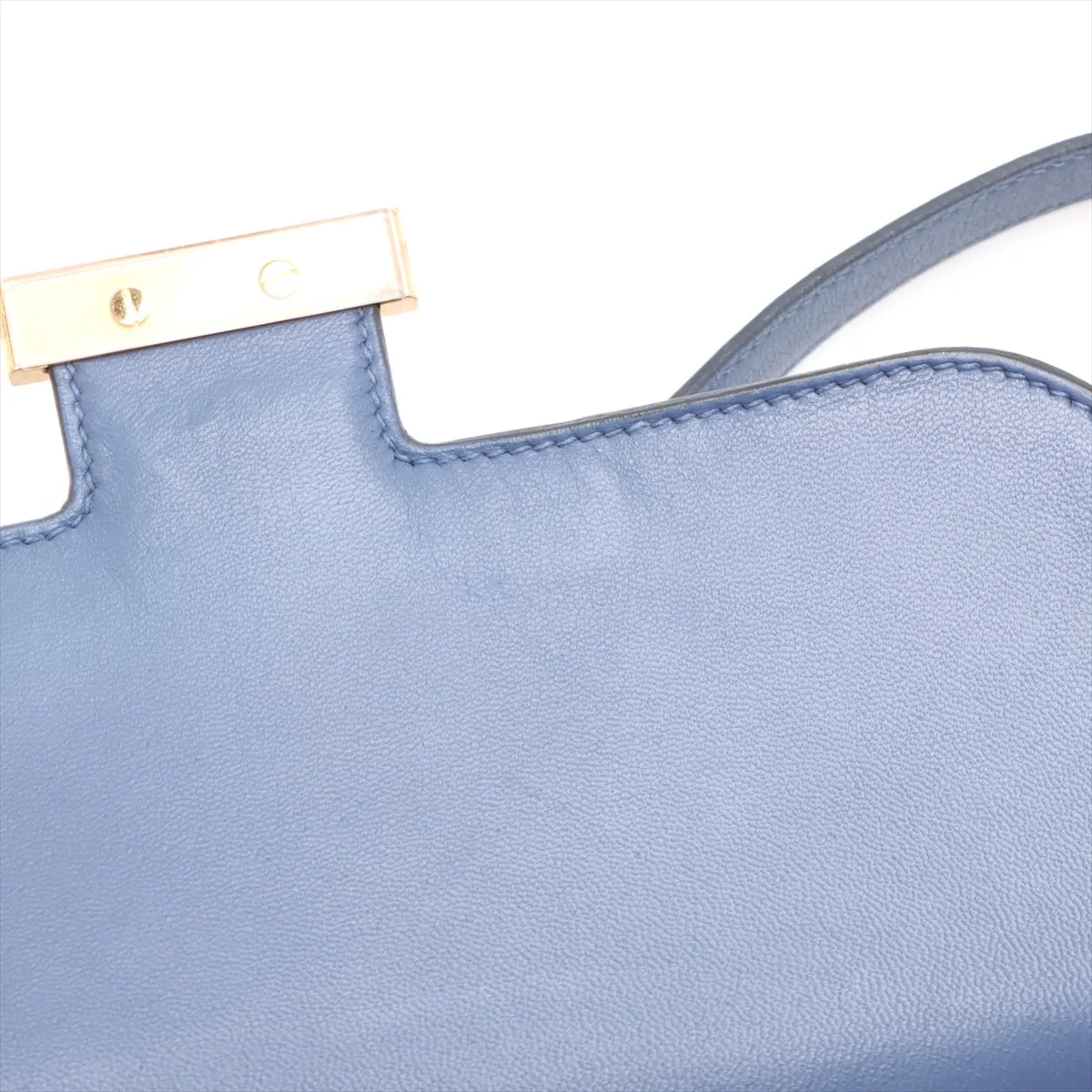 [Individually wrapped] Hermes Constance 3 24 Evercolor Blue Brighton Gold hardware A:2017 — view 12