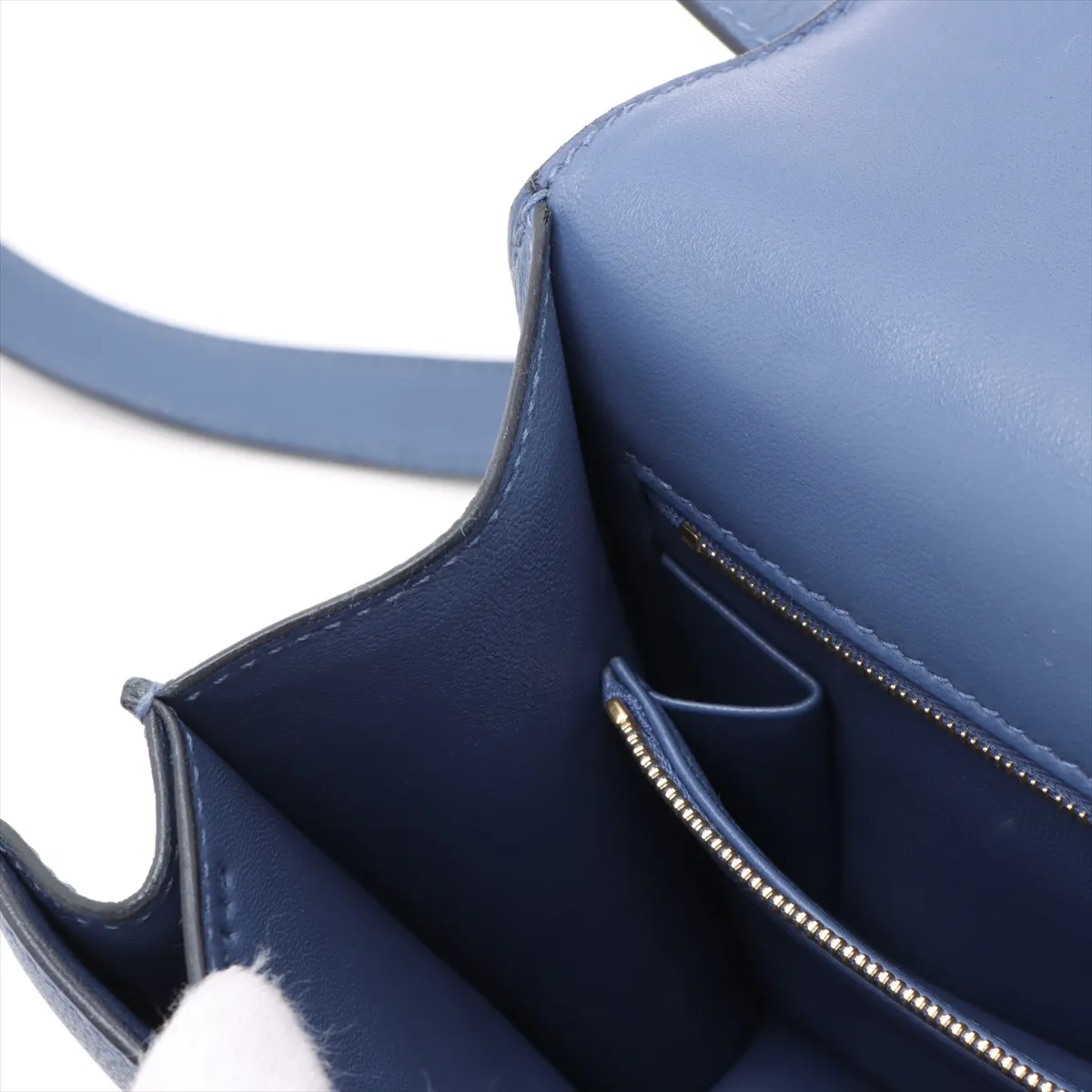 [Individually wrapped] Hermes Constance 3 24 Evercolor Blue Brighton Gold hardware A:2017 — view 13