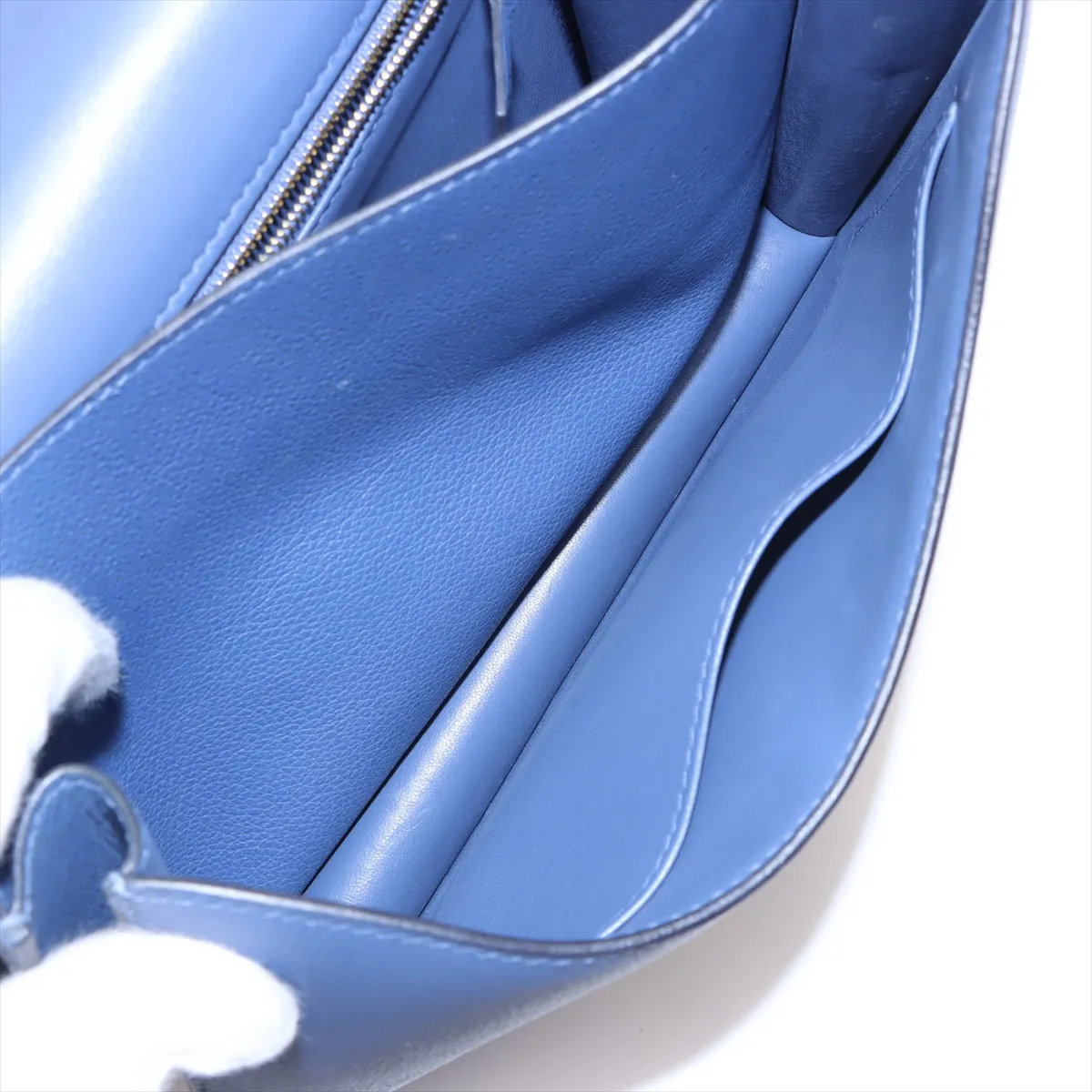 [Individually wrapped] Hermes Constance 3 24 Evercolor Blue Brighton Gold hardware A:2017 — view 6