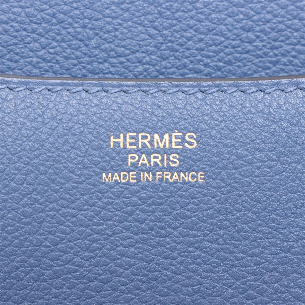 [Individually wrapped] Hermes Constance 3 24 Evercolor Blue Brighton Gold hardware A:2017 — view 10
