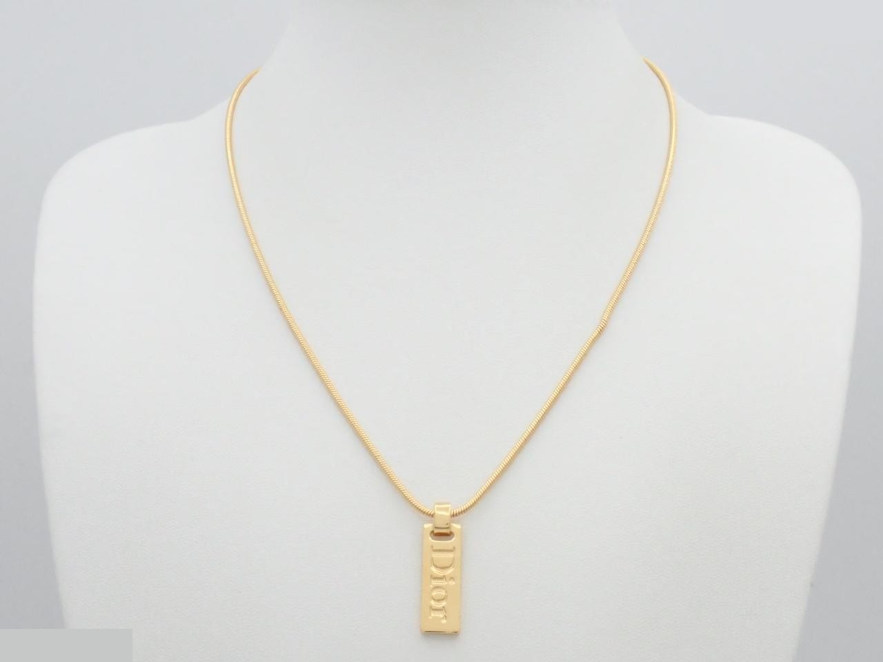 Gold necklace, chain approximately 43cm — view 3