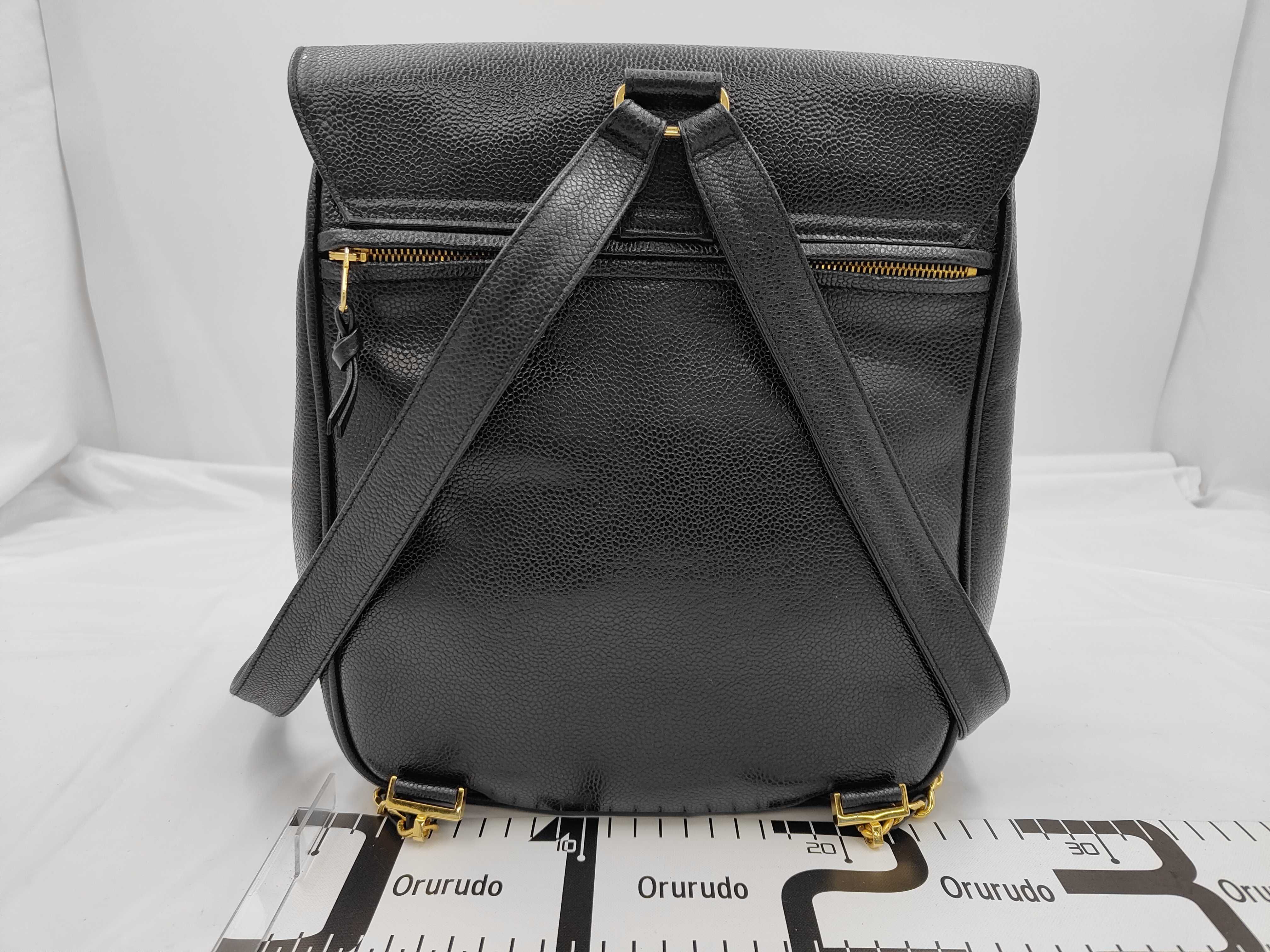 Coco Backpack, Caviar Leather, with Guarantee Card and Dust Bag. — view 2