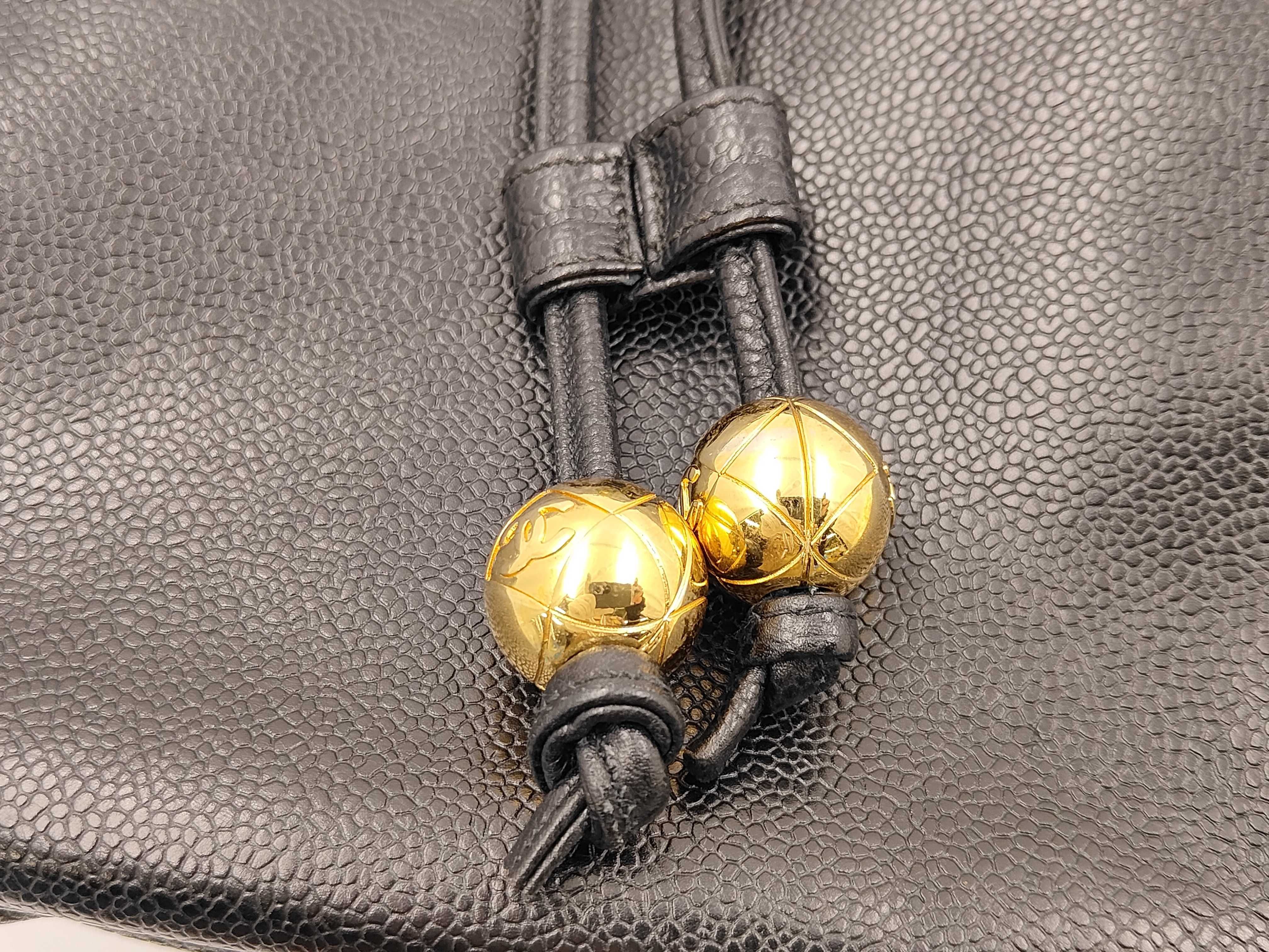 Coco Backpack, Caviar Leather, with Guarantee Card and Dust Bag. — view 15