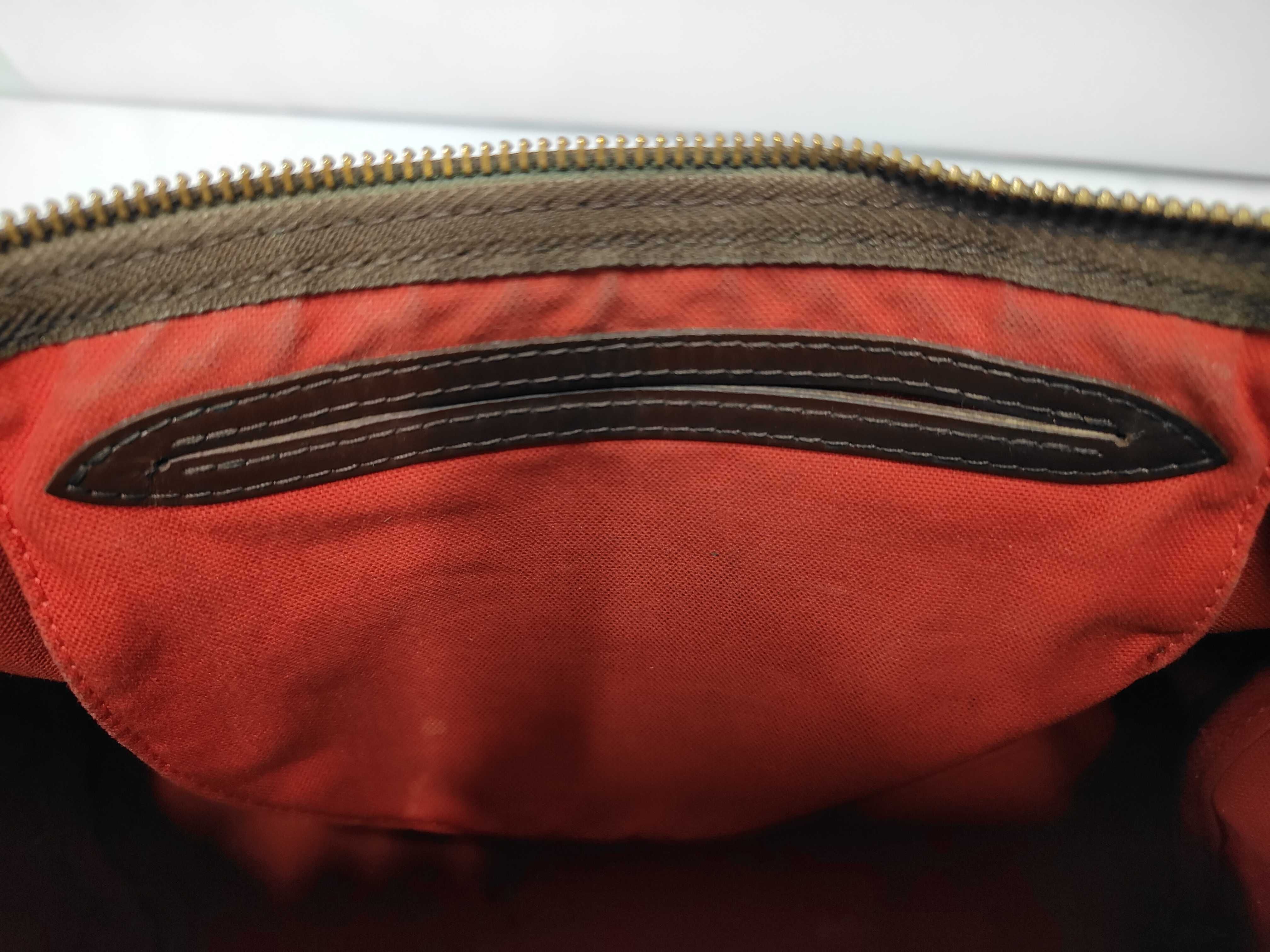 Speedy 30 Brown Damier Ebene Gold Hardware Bag — view 13