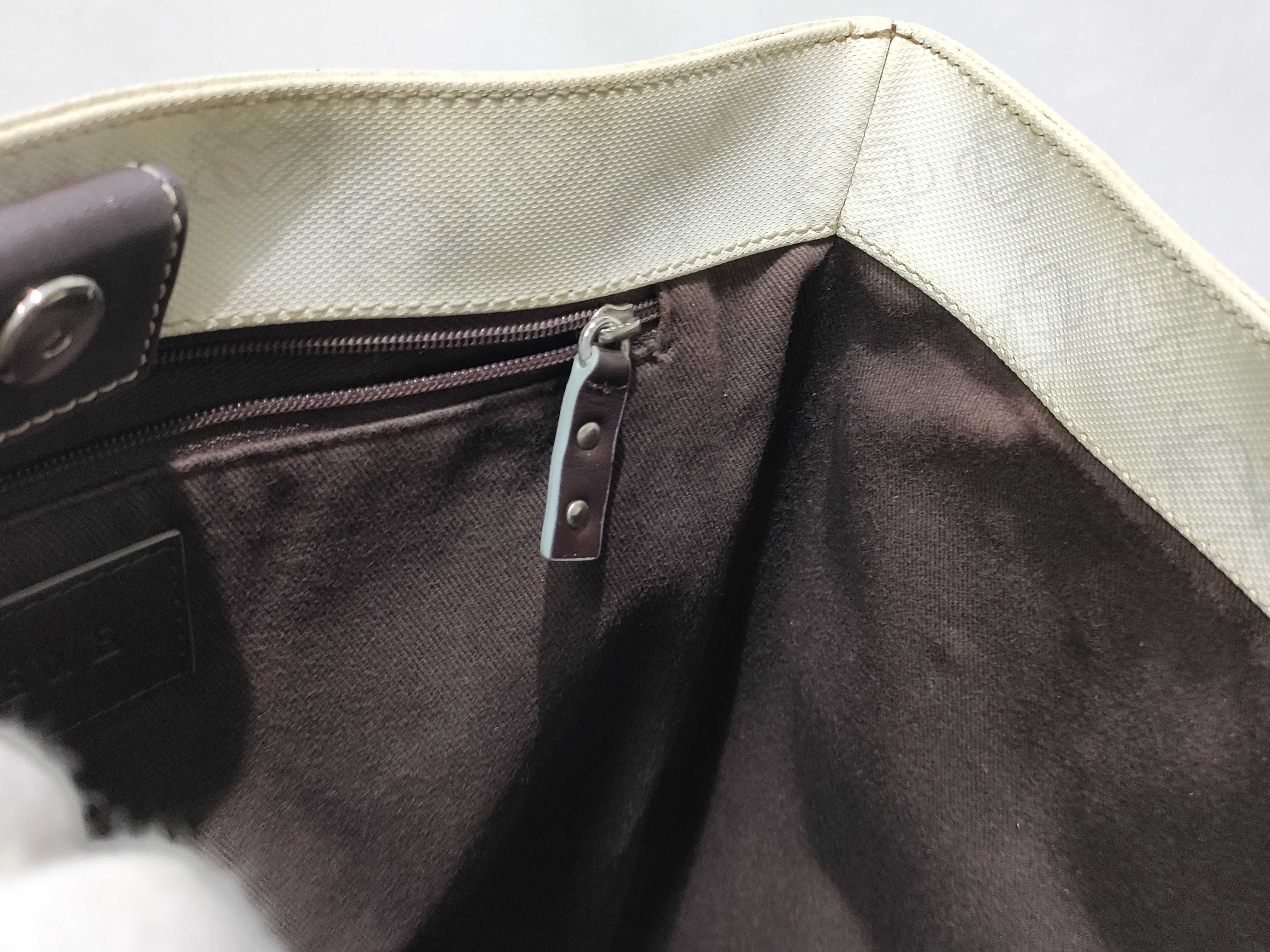 Anagram PVC x Leather Handbag Tote Bag — view 11