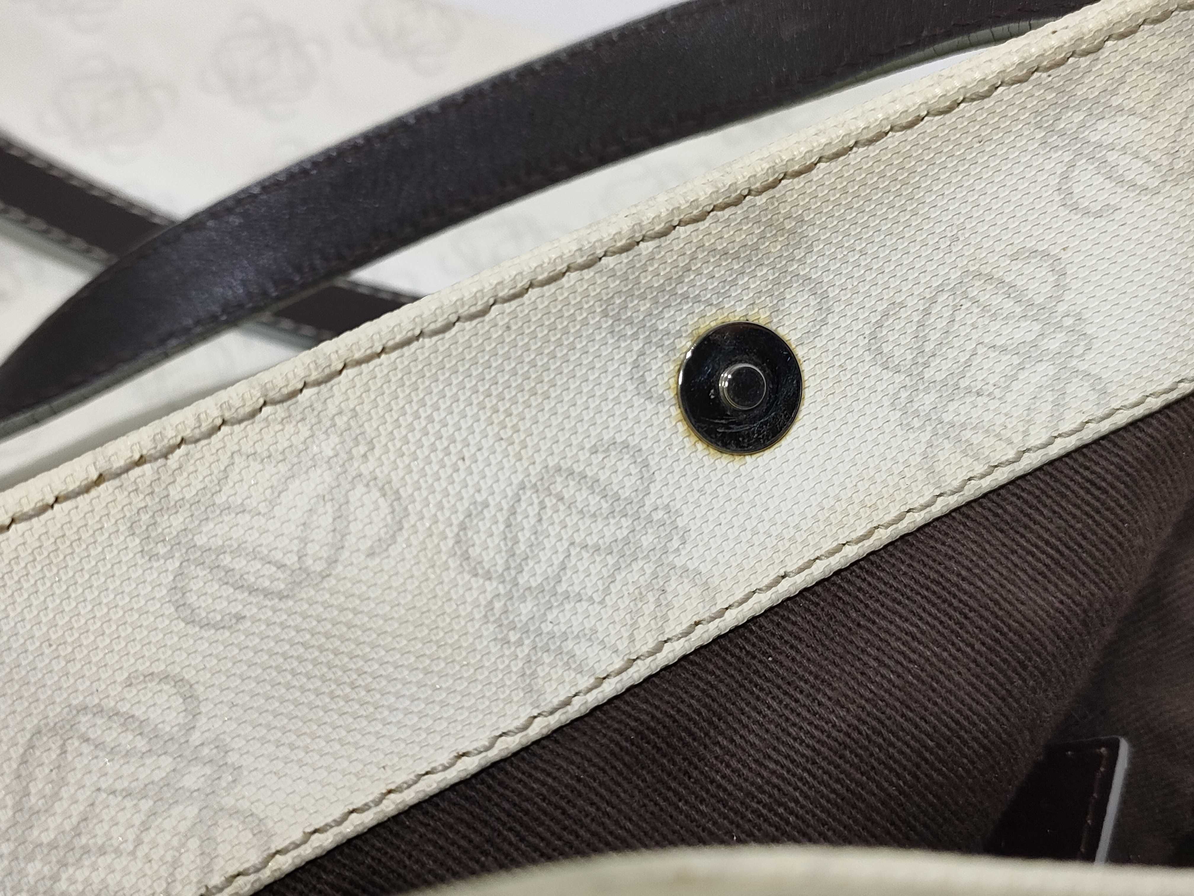 Anagram PVC x Leather Handbag Tote Bag — view 15