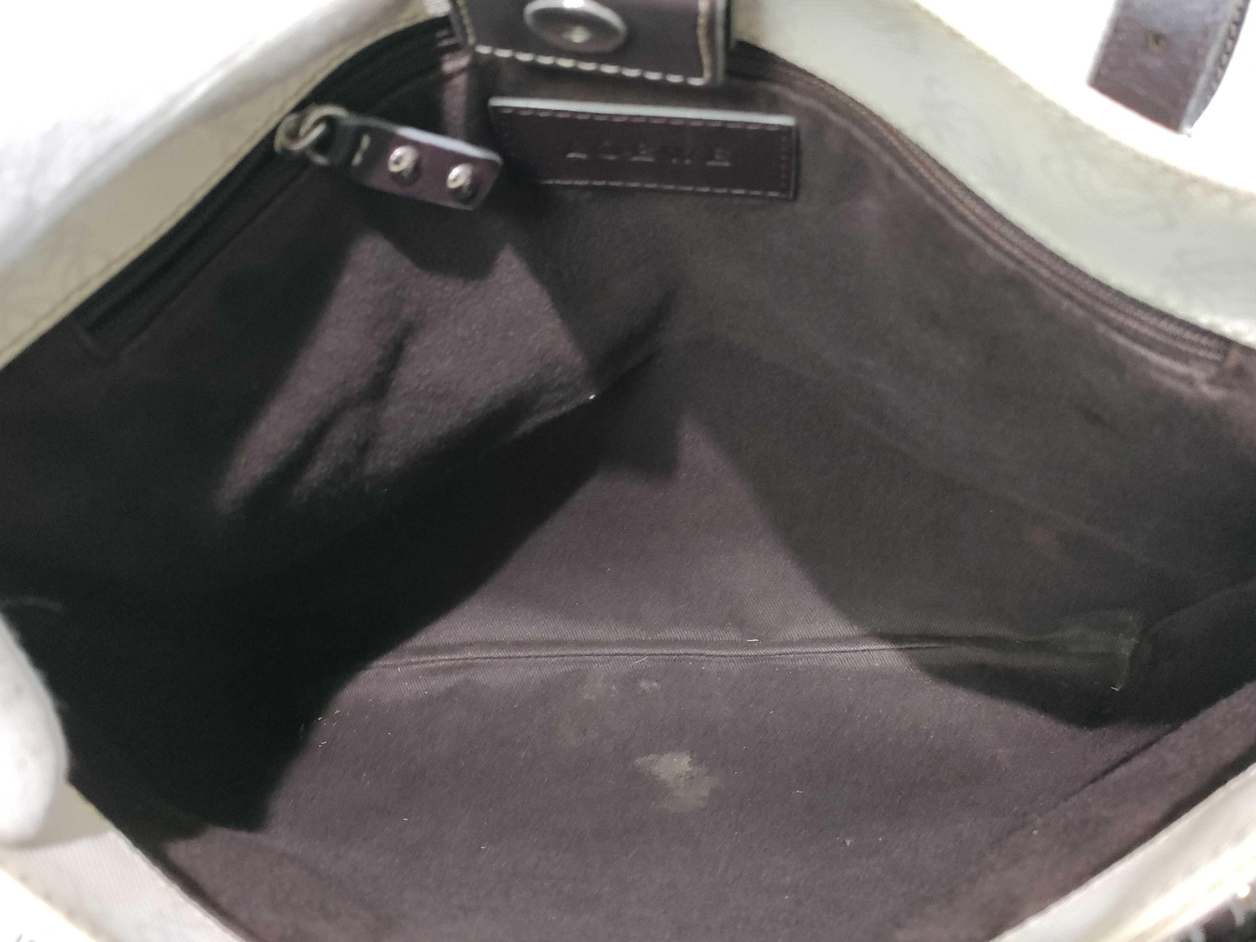 Anagram PVC x Leather Handbag Tote Bag — view 8