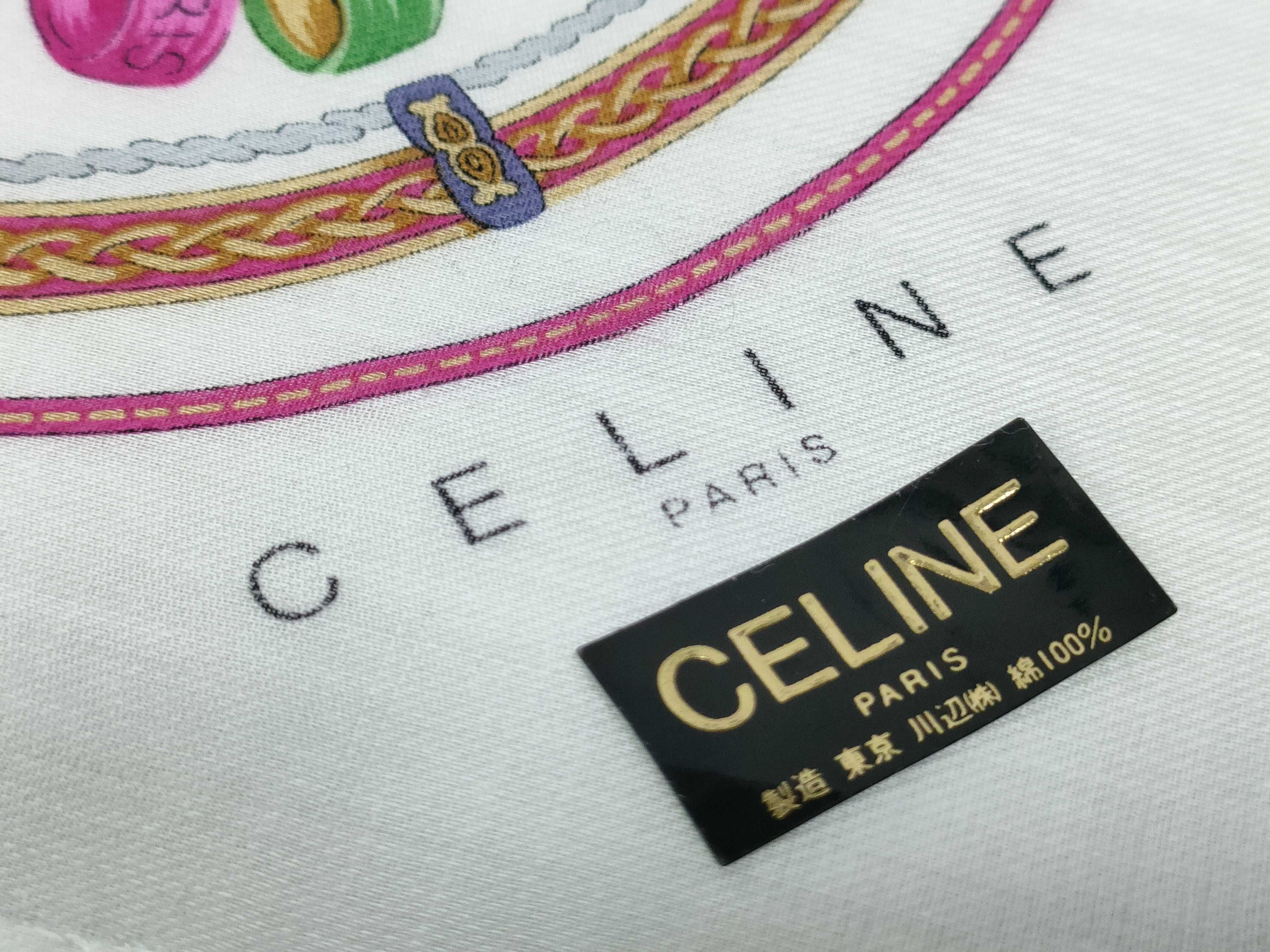 handkerchief scarf with sticker, Macadam chain rosette, pink, and other accessories. — view 3