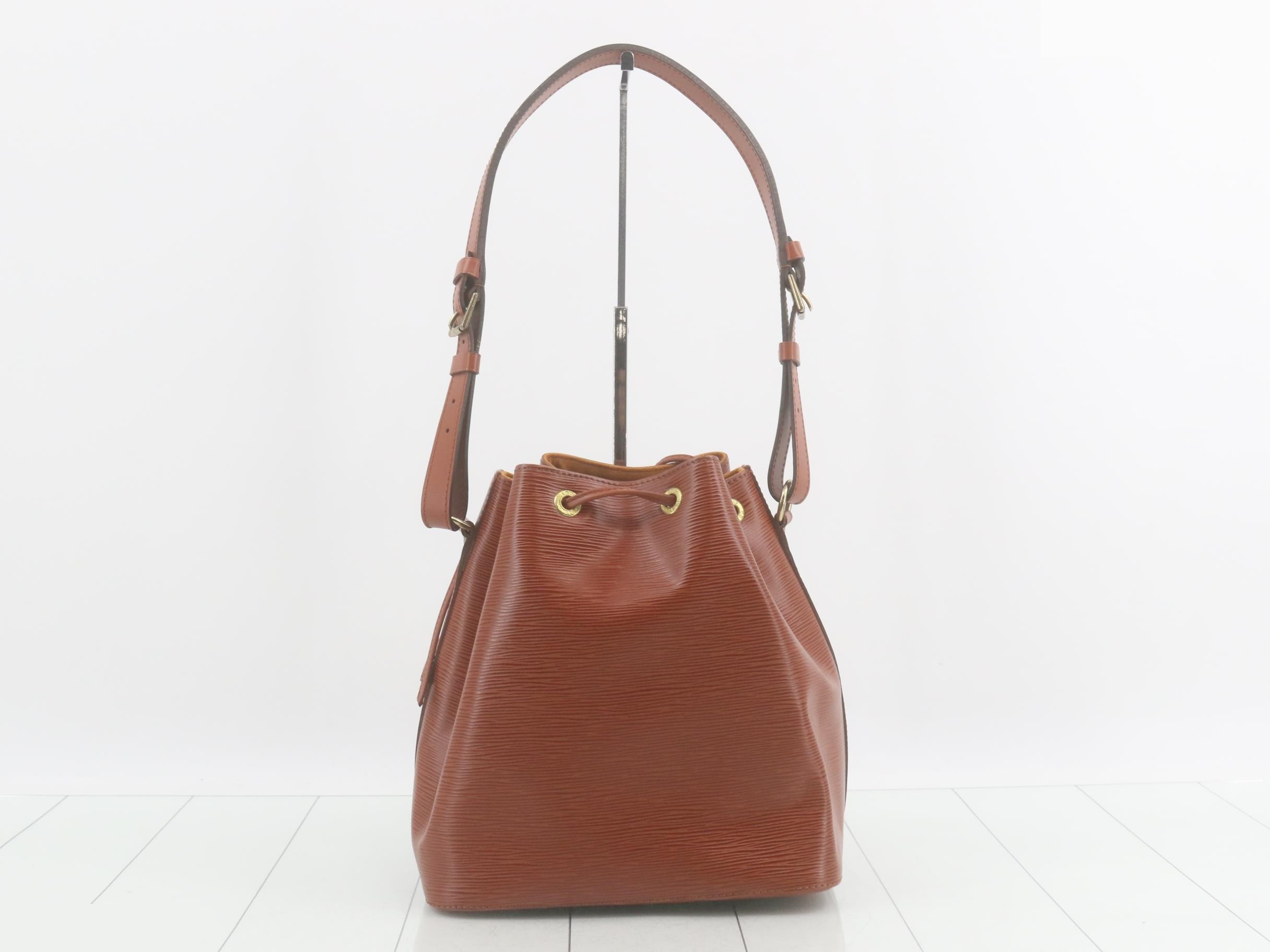 Petit Noé Kenya Brown Epi Shoulder Bag 256 — view 2