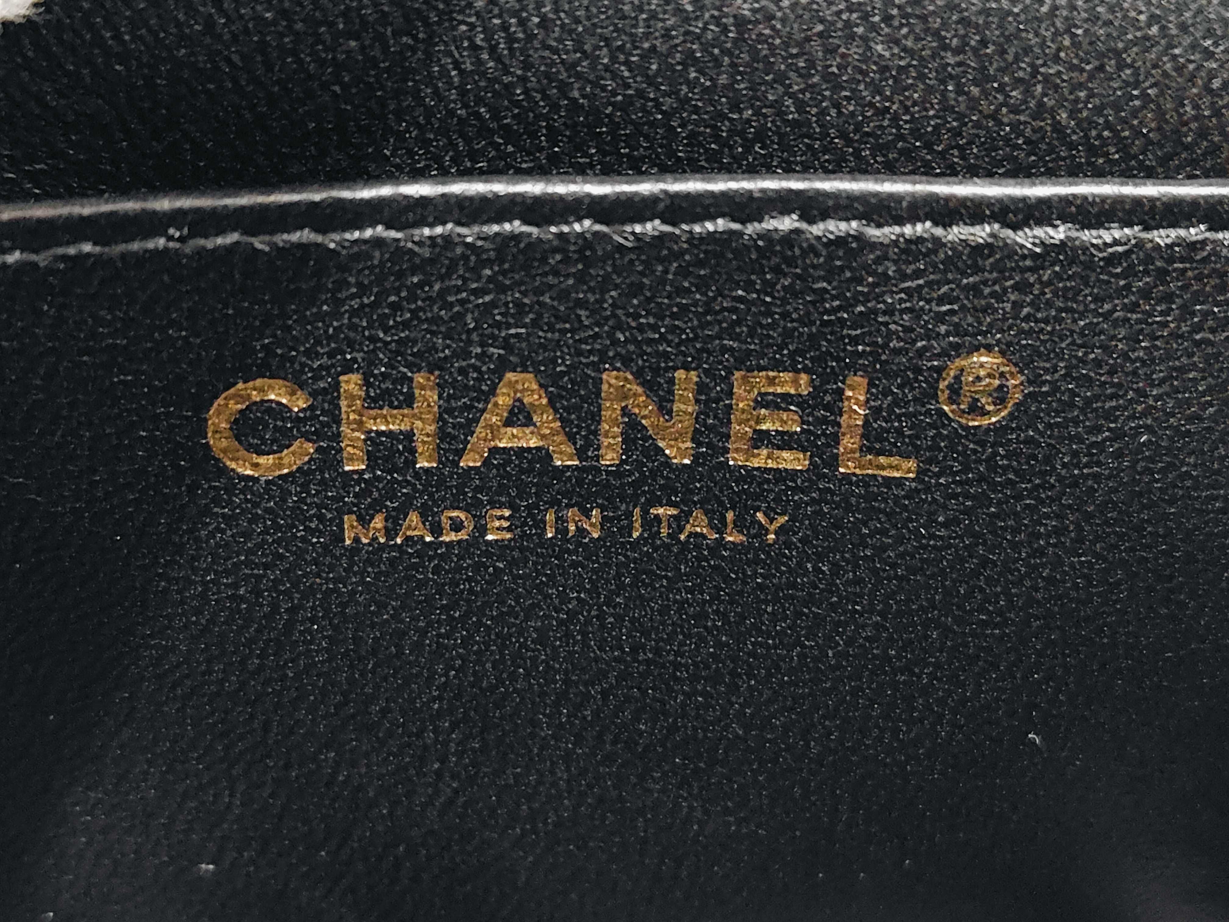 Classic Flap CF Black Quilted Lambskin Mini Shoulder Bag with Gold Hardware, No. 31 — view 9