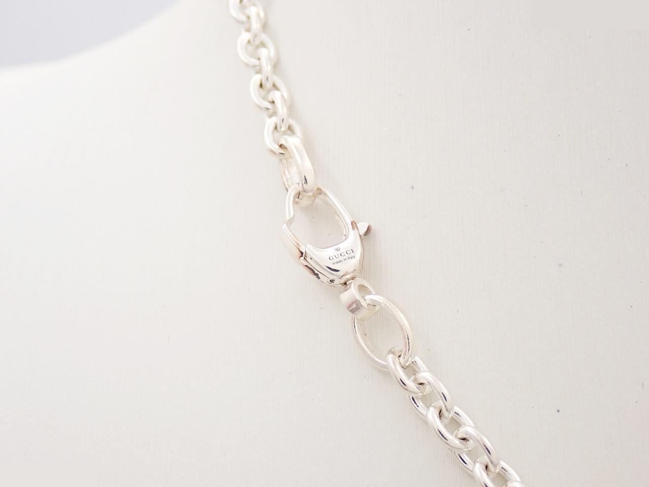 Interlocking G Necklace, Ag925/28.0g, Chain approx. 44cm — view 2