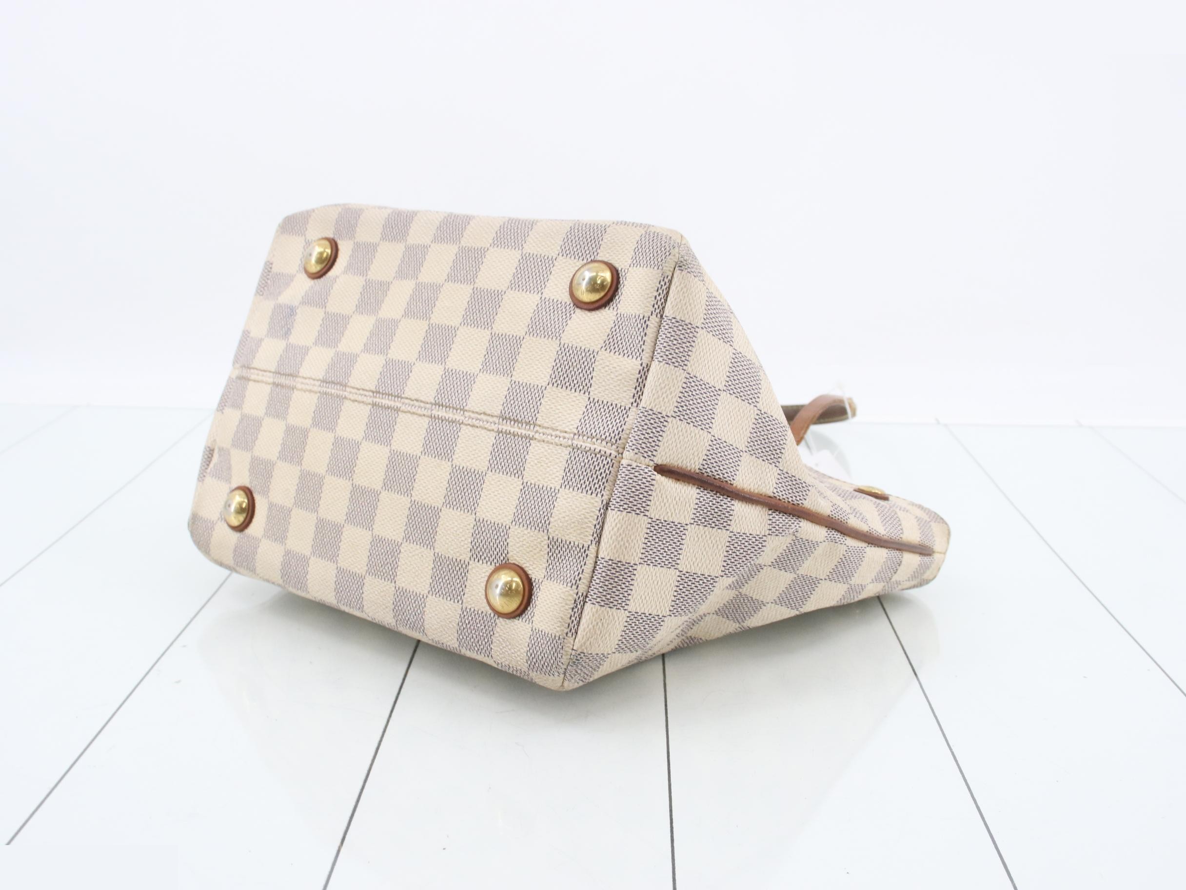 Cabas Azur Damier Canvas Shoulder Bag — view 6