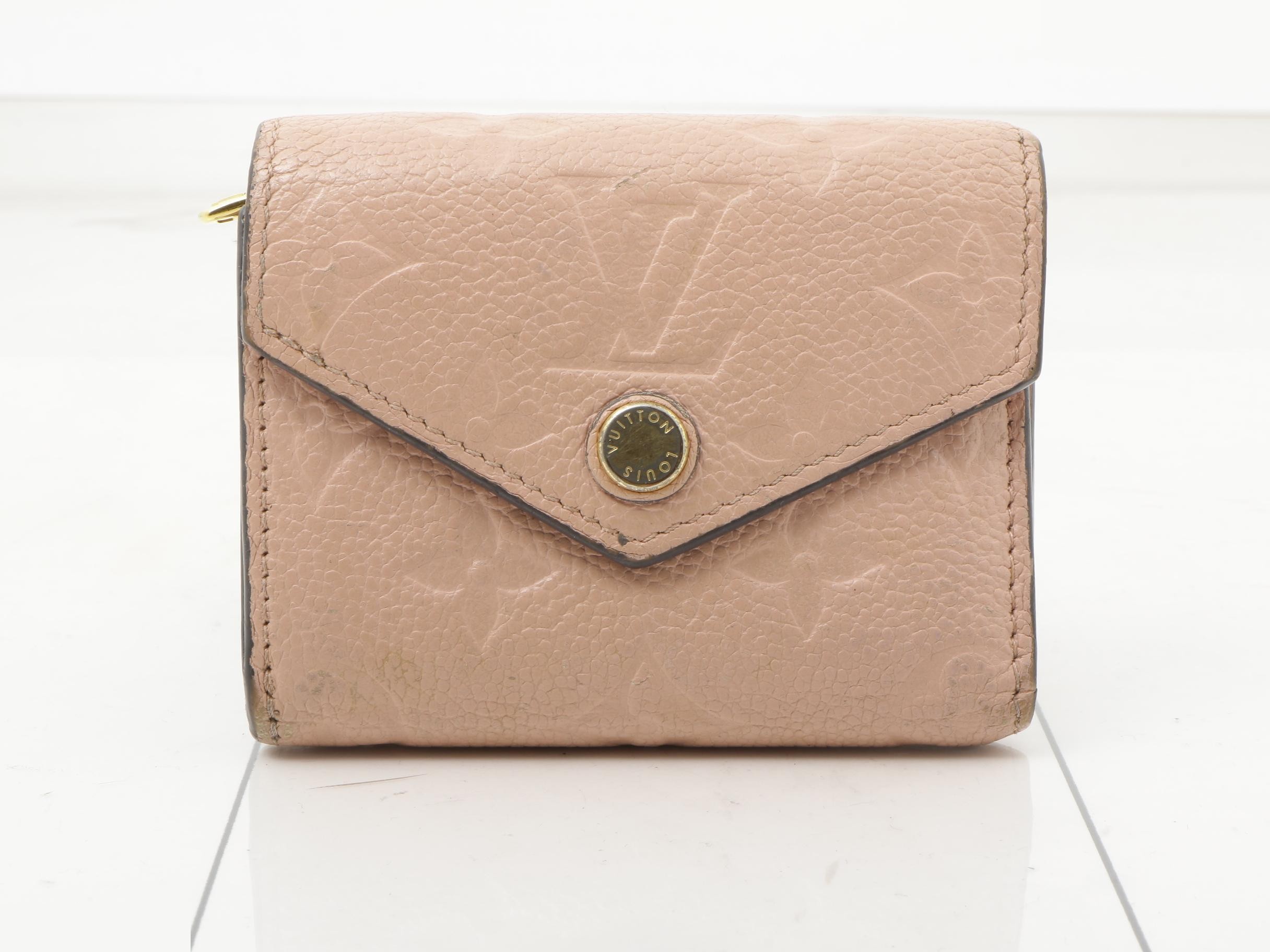Portefeuille Zoé Empreinte Pink