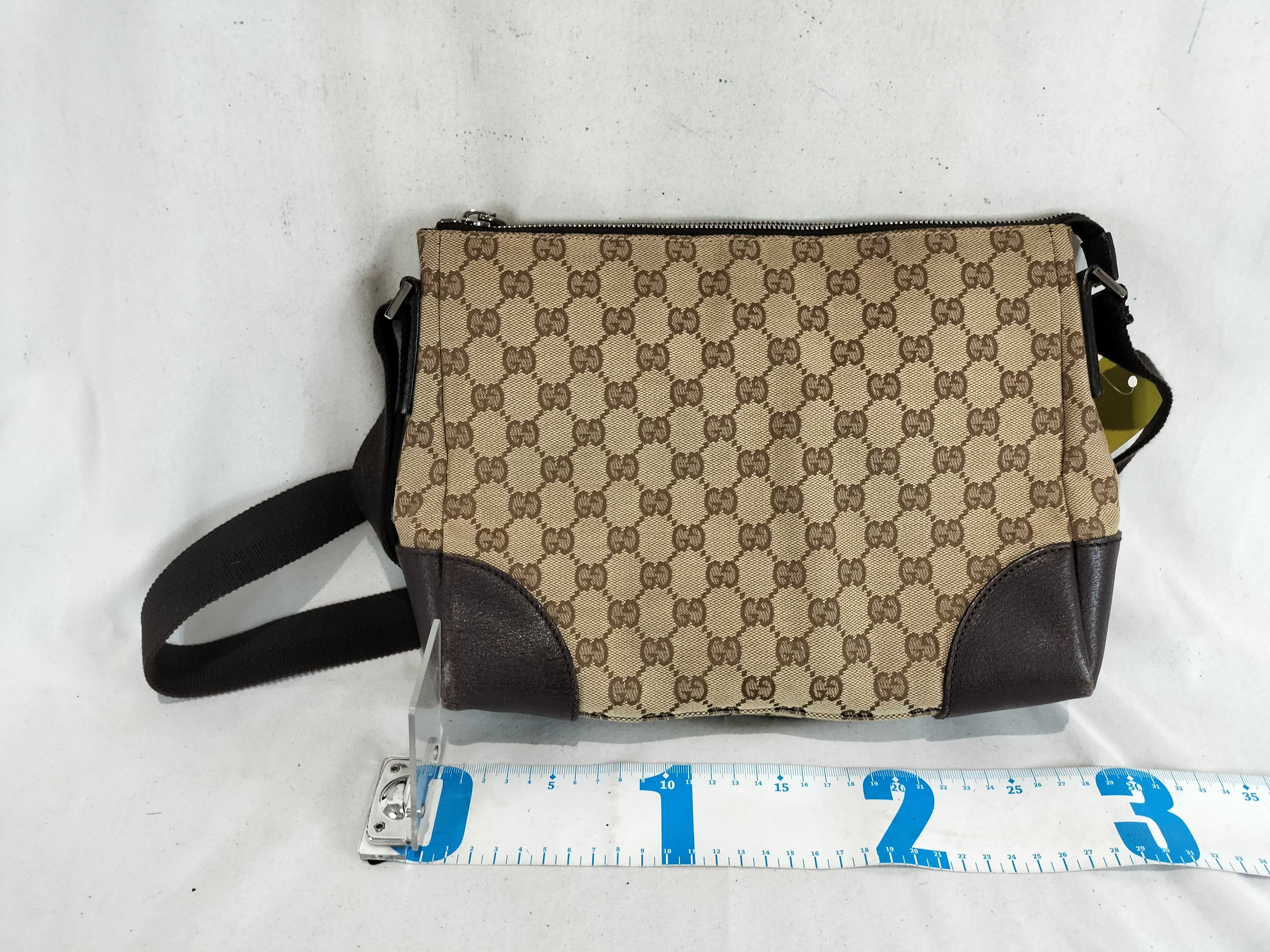 GG Canvas x Leather Shoulder Bag Beige 114273 Shoulder Bag — view 2