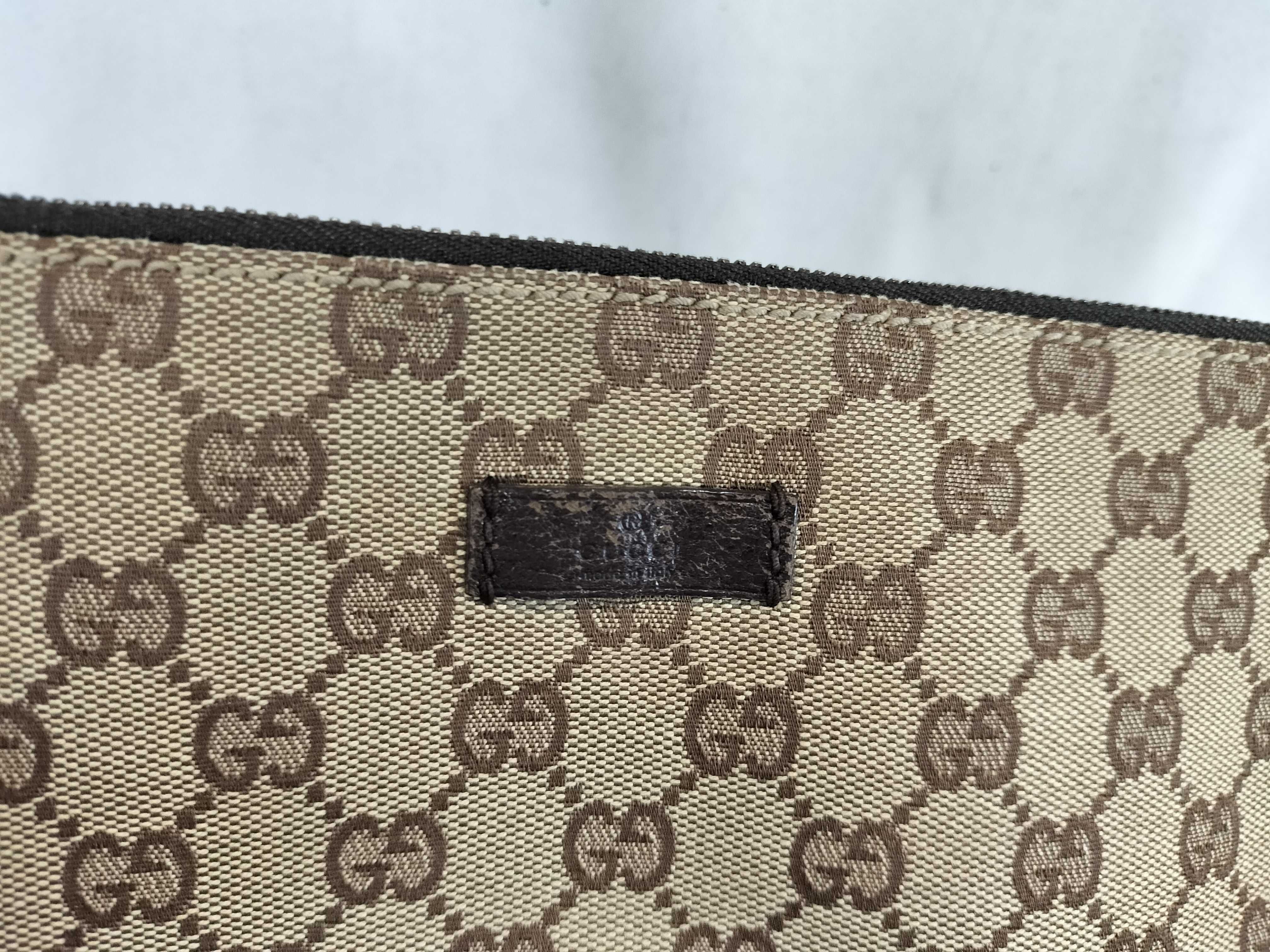 GG Canvas x Leather Shoulder Bag Beige 114273 Shoulder Bag — view 8