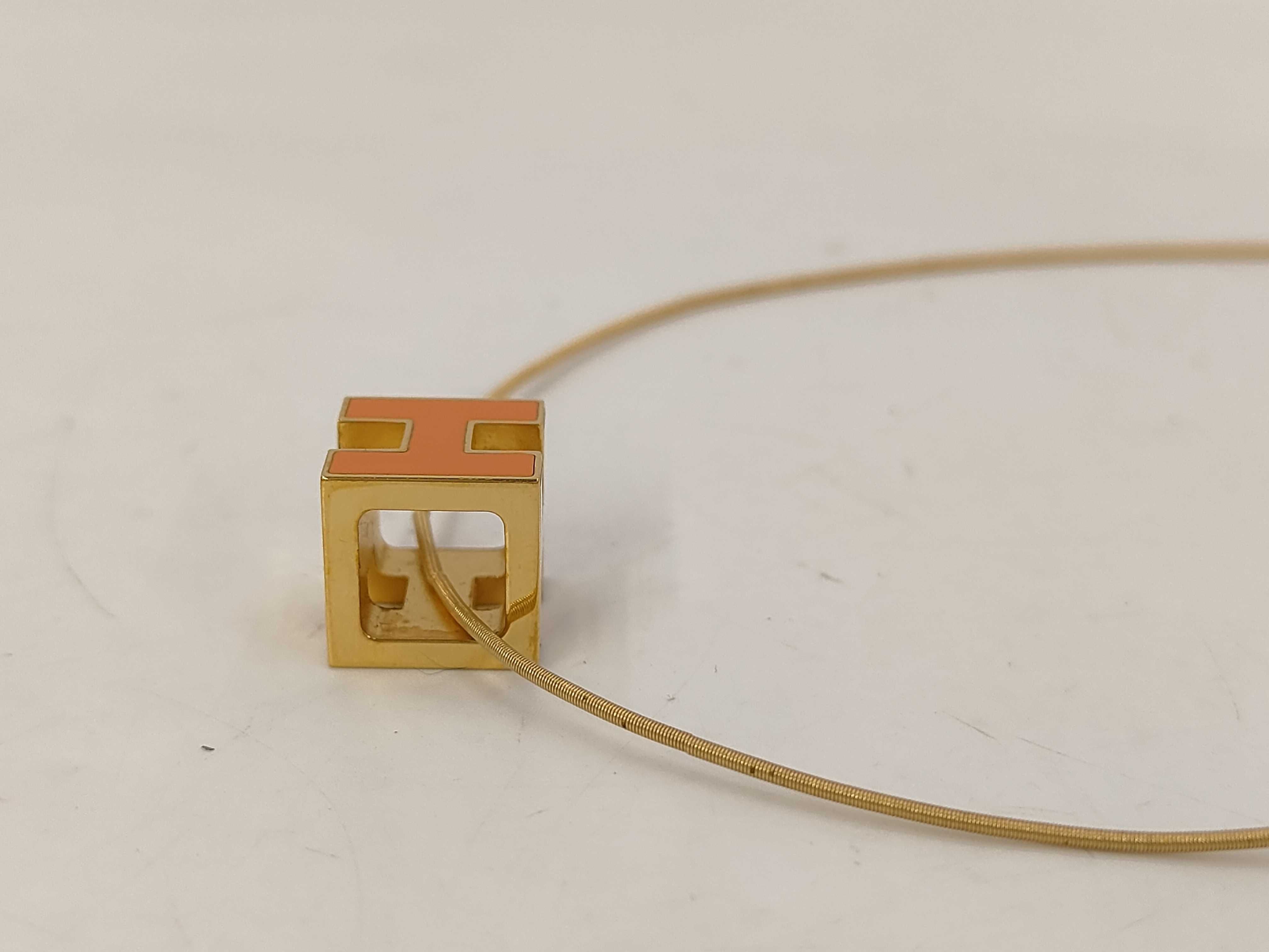 Cage d'H Gold x Orange Necklace — view 3