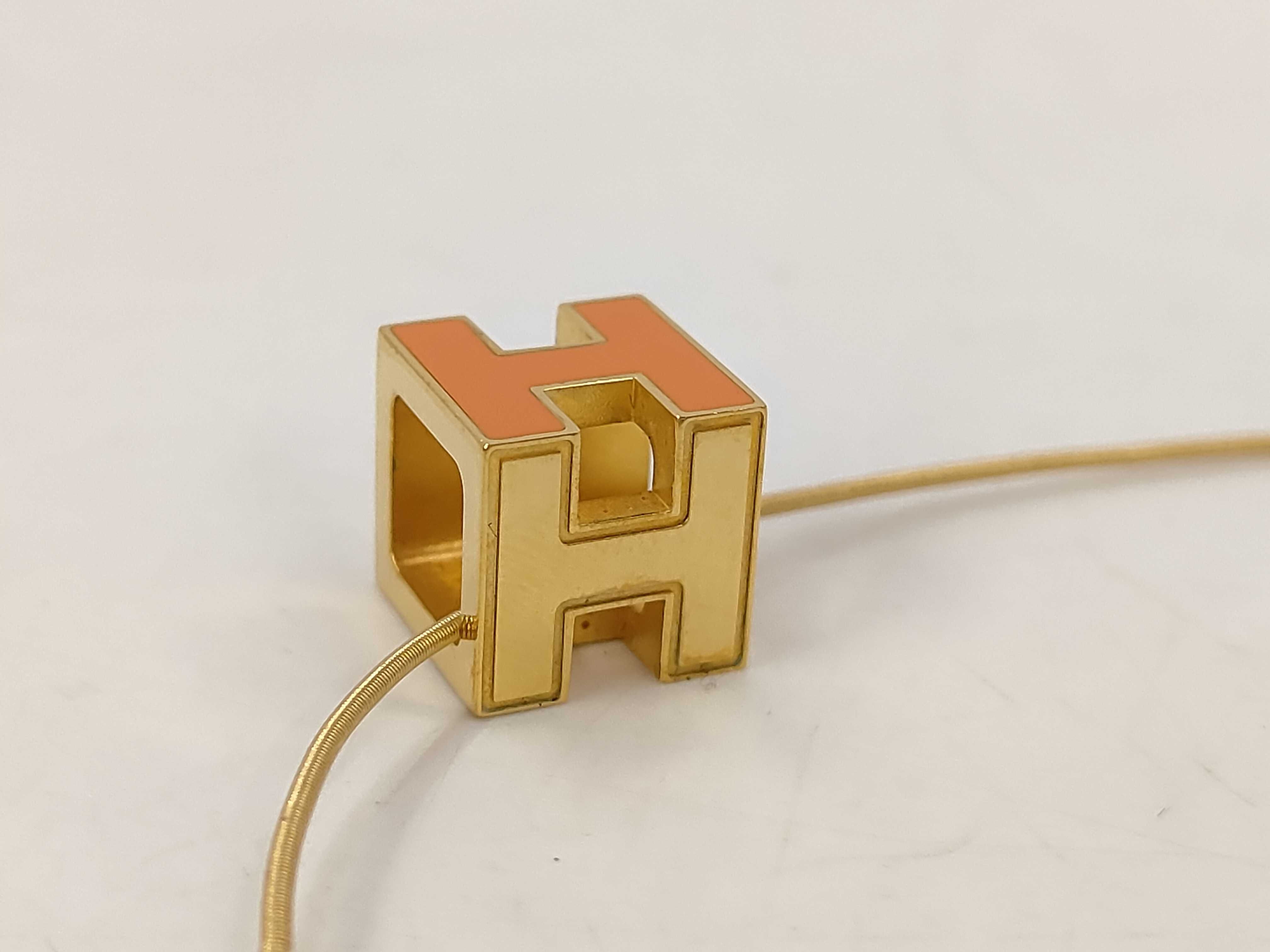 Cage d'H Gold x Orange Necklace — view 4