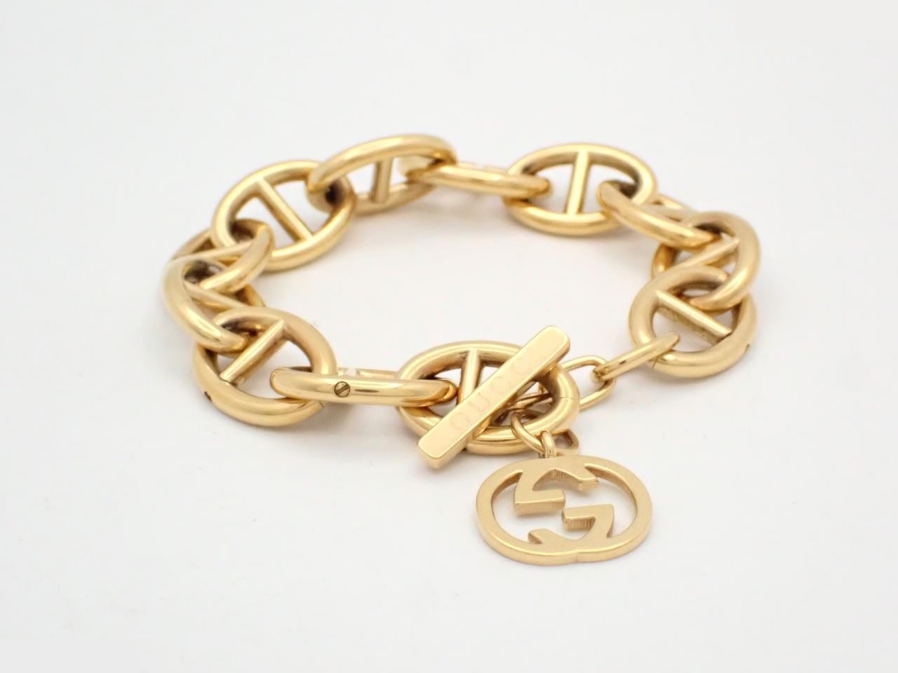 Anchor Chain Bracelet Band GG Gold