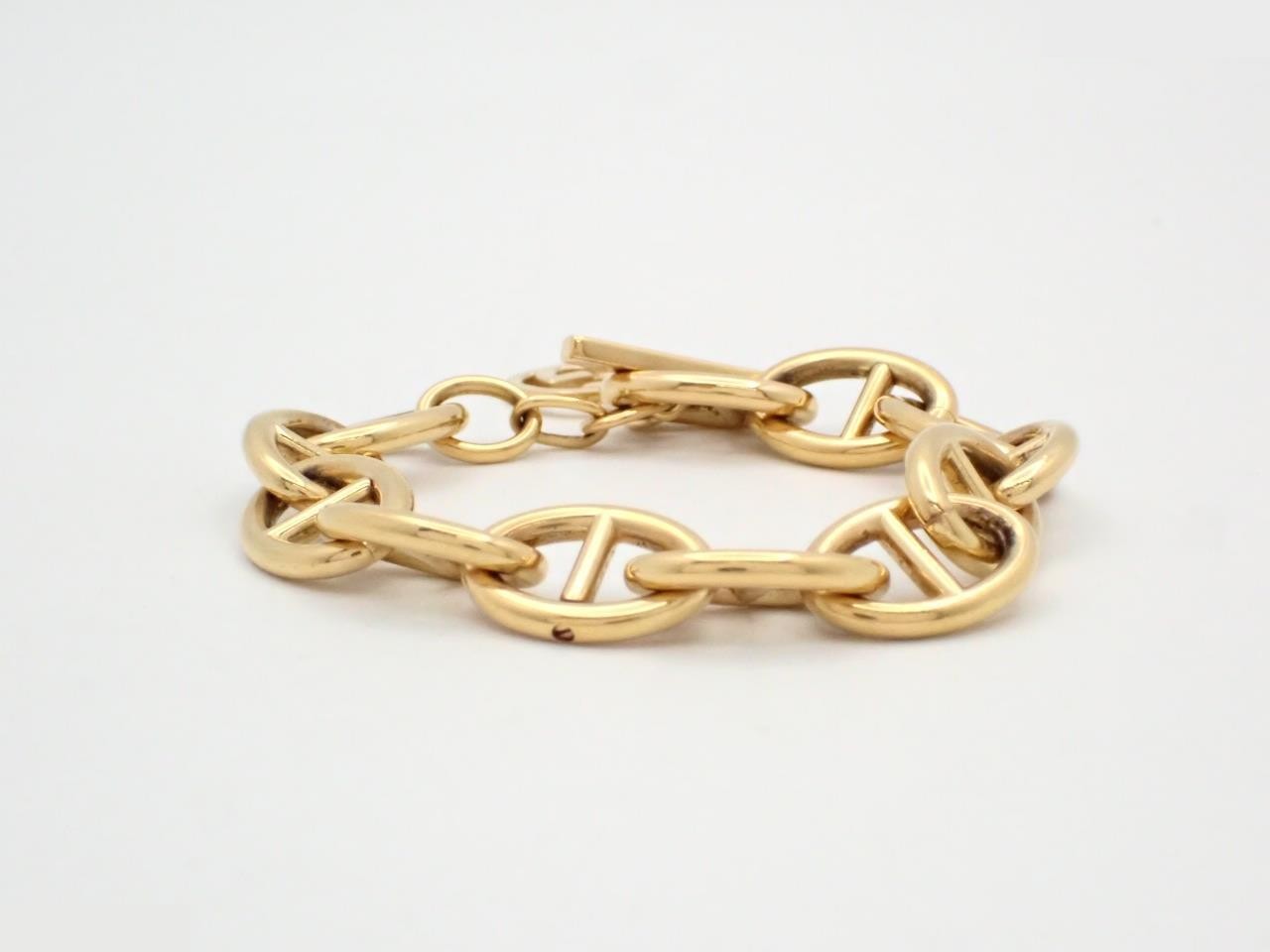 Anchor Chain Bracelet Band GG Gold — view 2