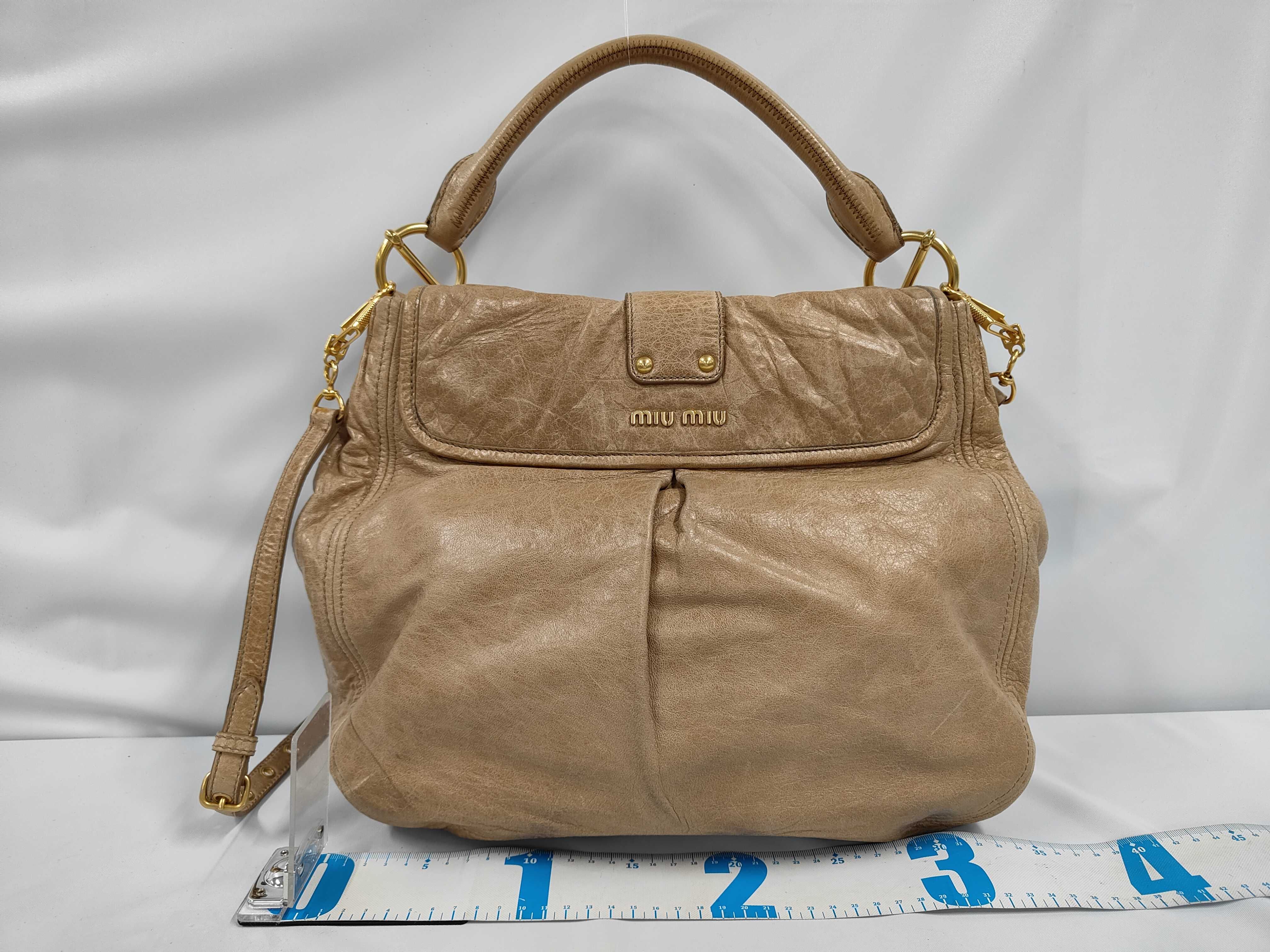 beige 2-way bag — view 2