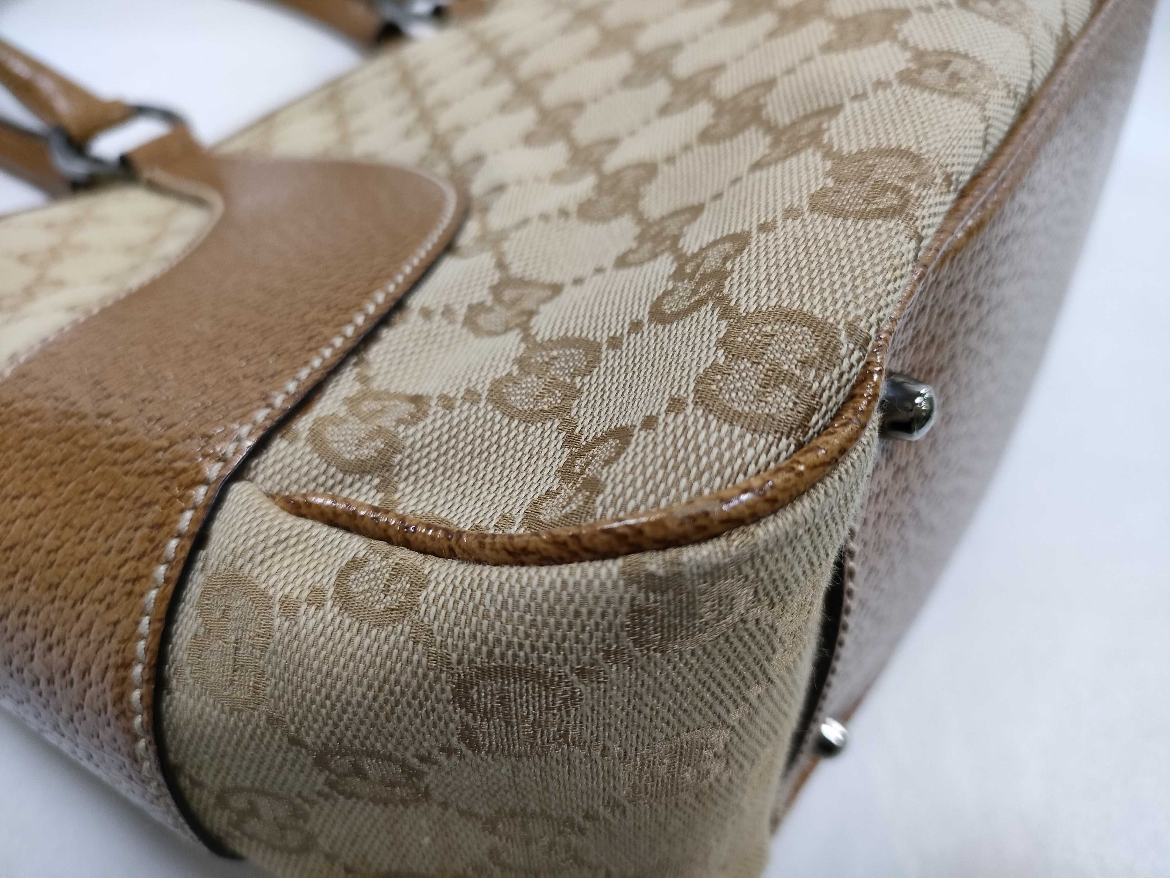 GG Canvas Tote Bag 11301・2684 Beige Handbag Tote Bag — view 6