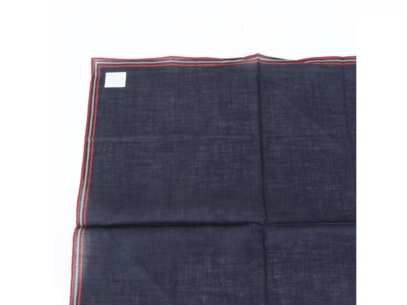Handkerchief with tag, horse logo — view 2