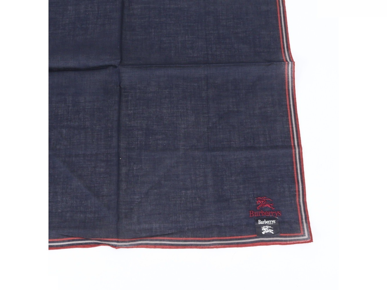 Handkerchief with tag, horse logo — view 5