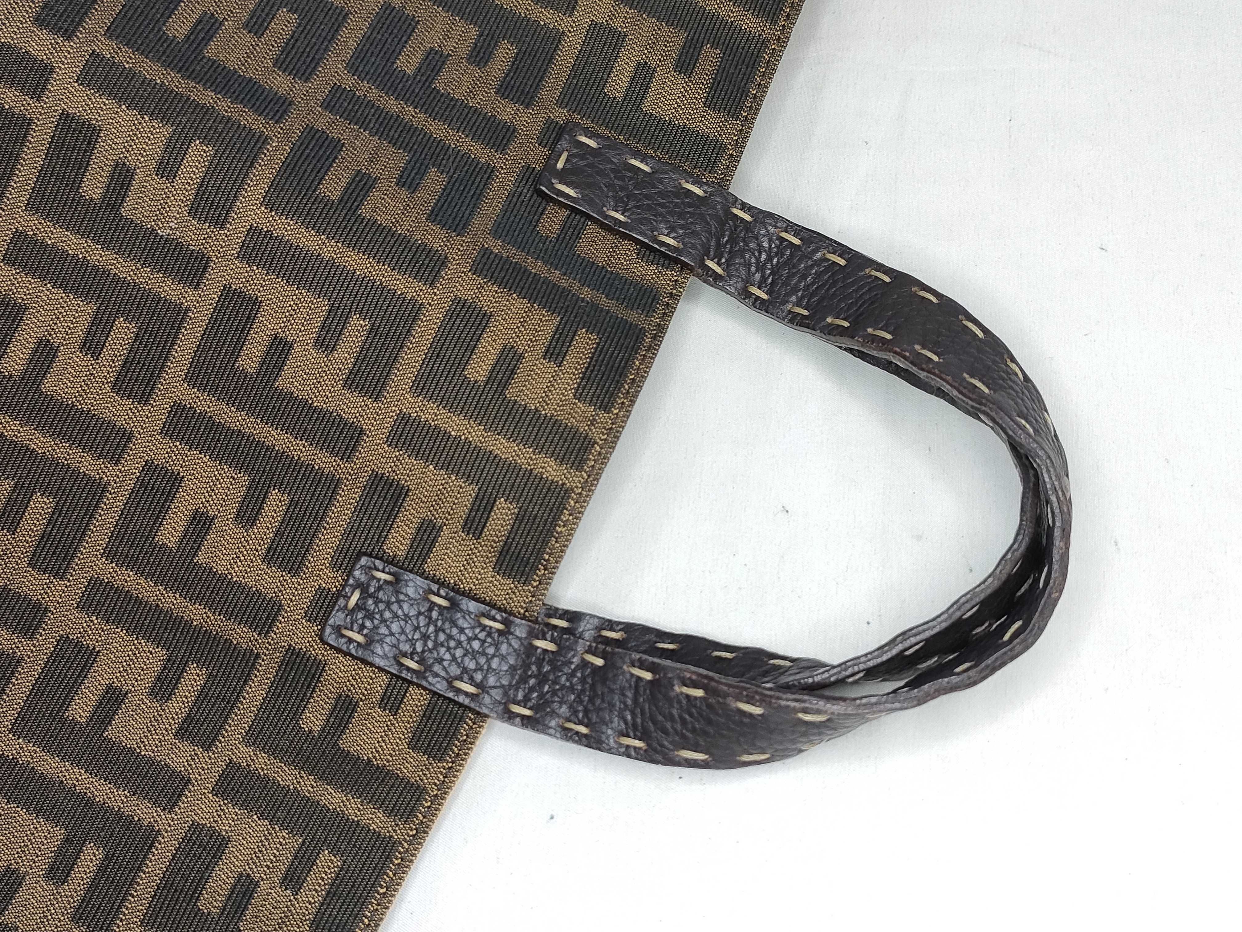 Zucca pattern Fendi Zucca handbag 8BH173 tote bag — view 3