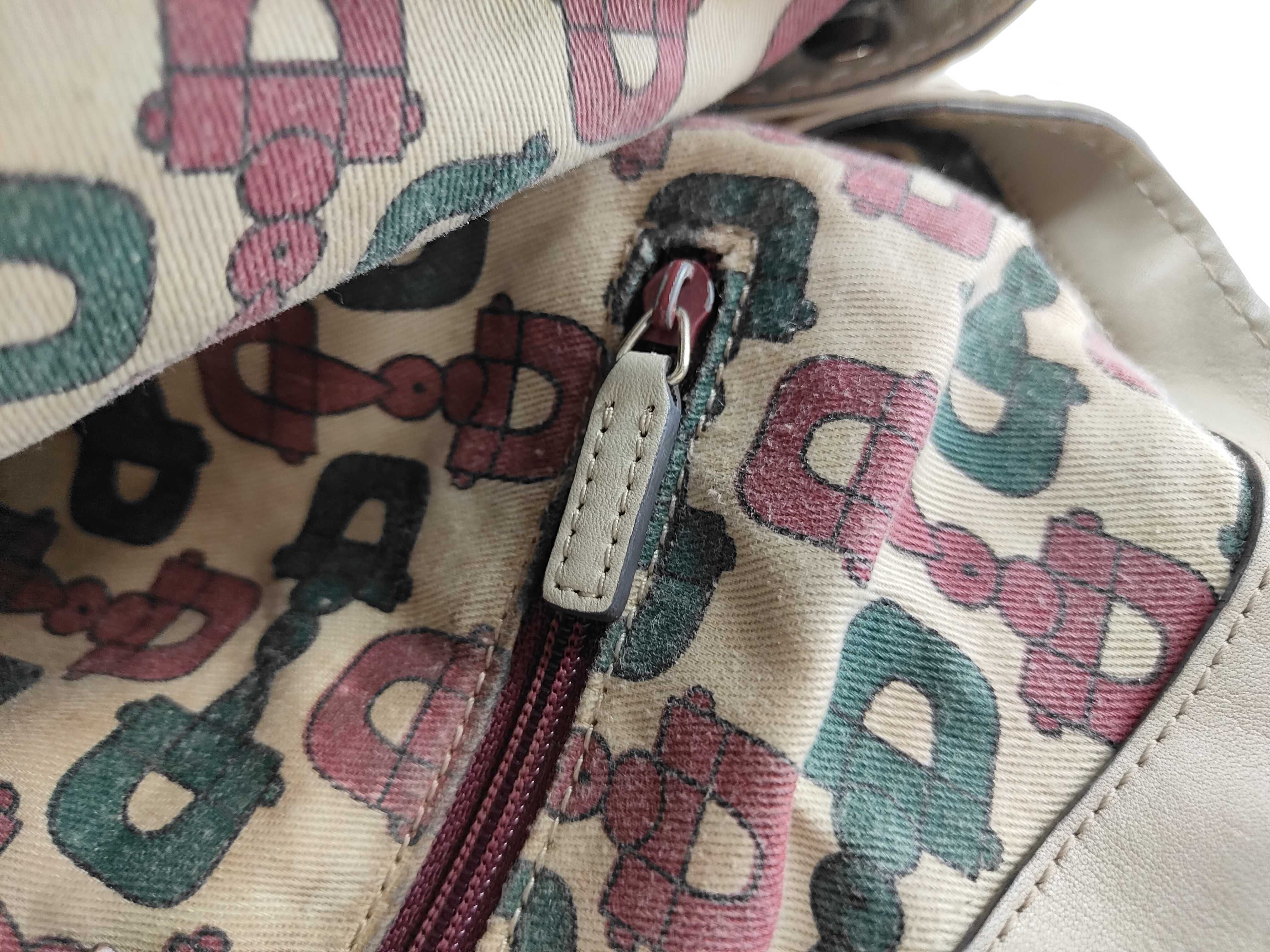 Shima Leather Handbag Ivory 211943 — view 11