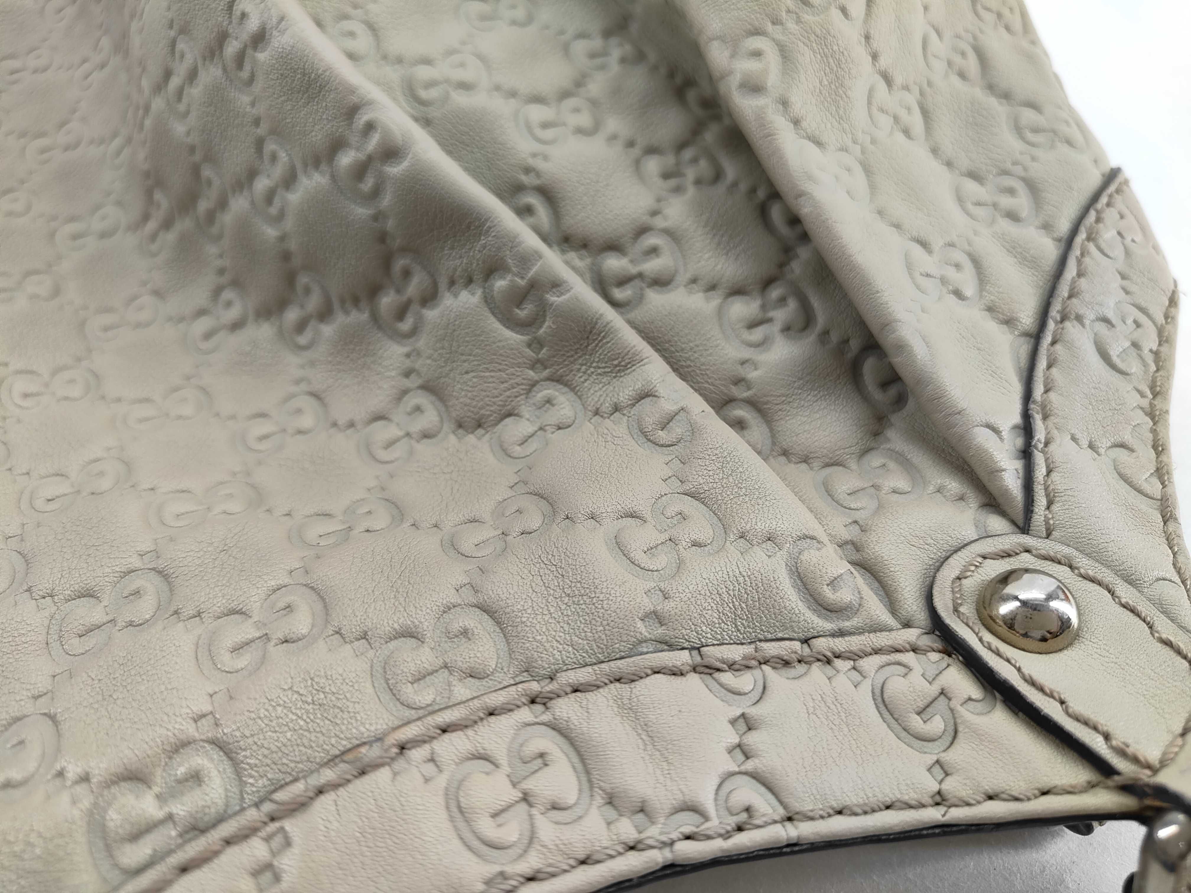 Shima Leather Handbag Ivory 211943 — view 13