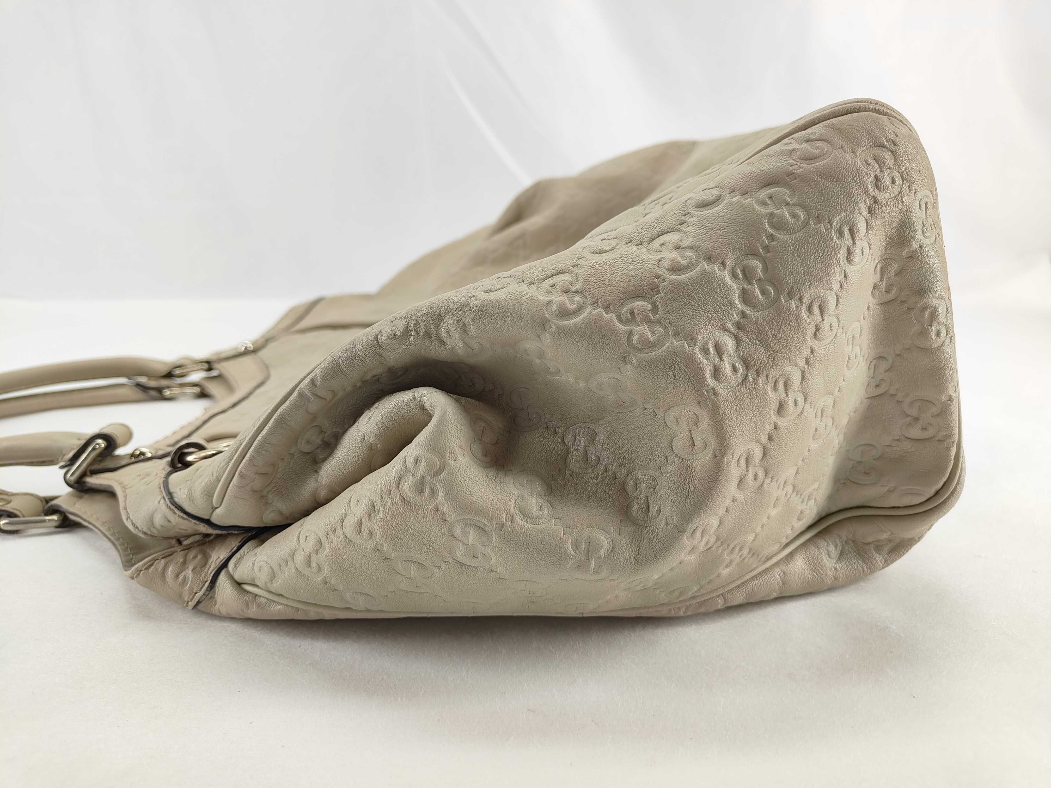 Shima Leather Handbag Ivory 211943 — view 14