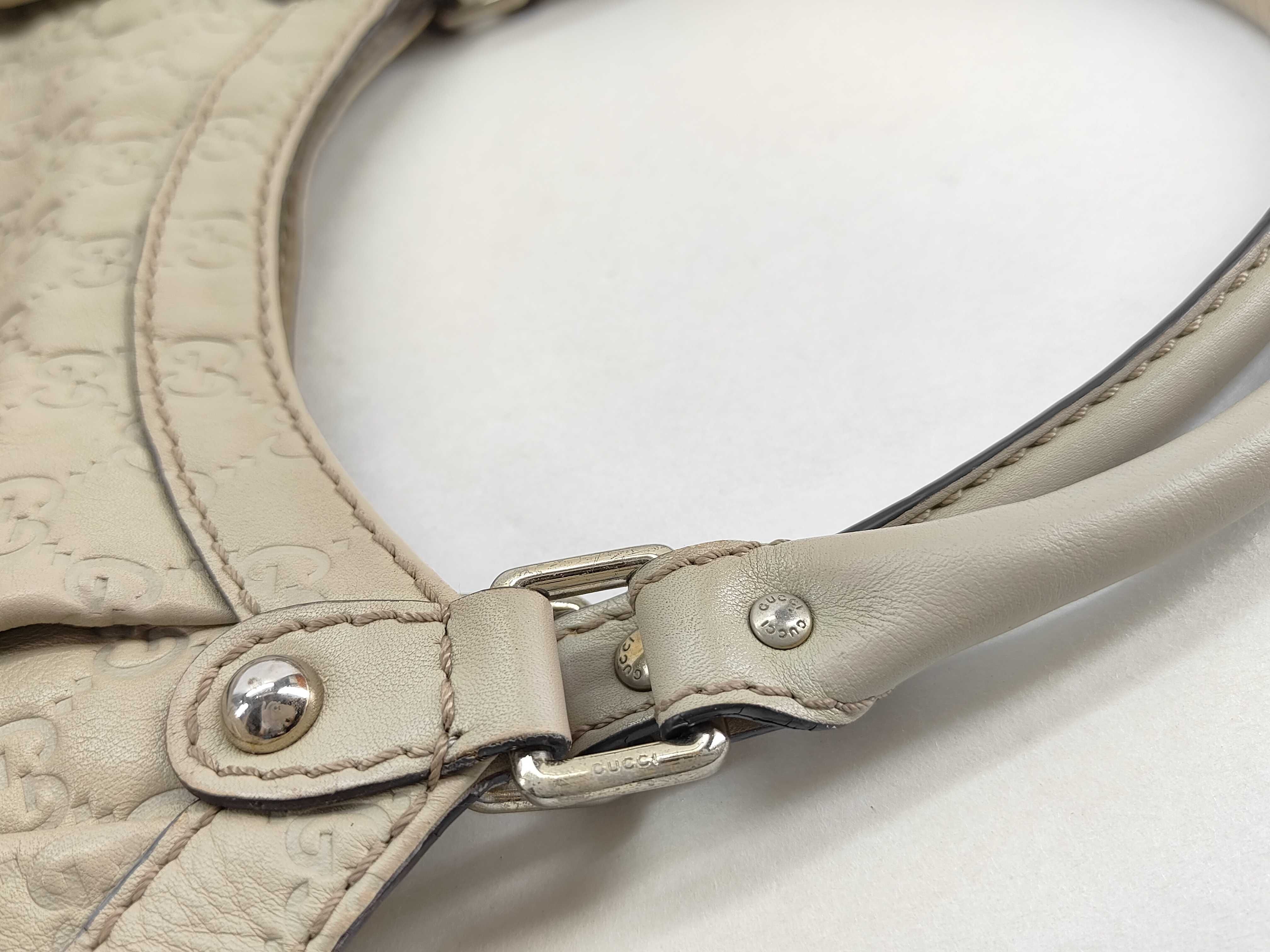 Shima Leather Handbag Ivory 211943 — view 5