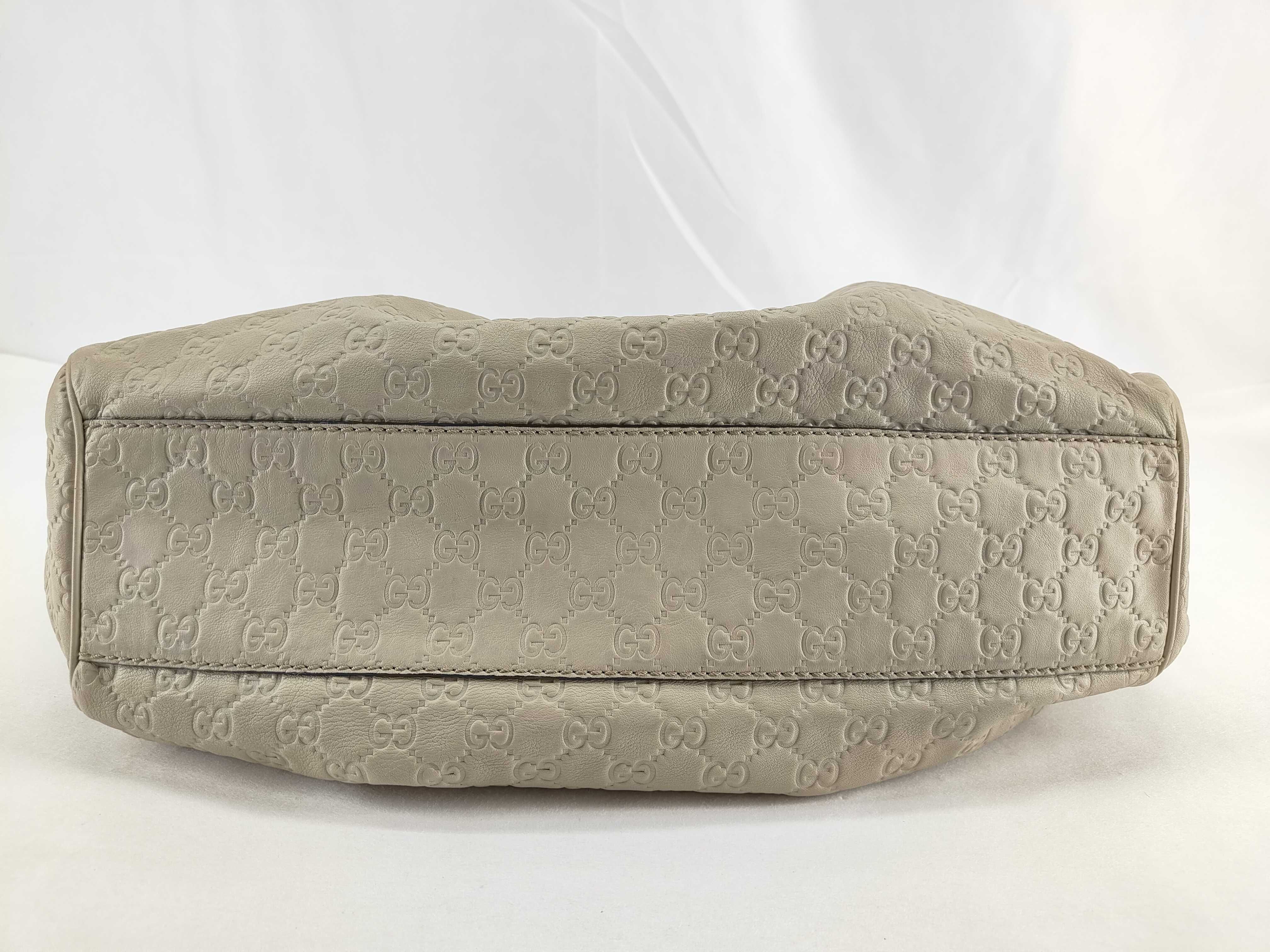 Shima Leather Handbag Ivory 211943 — view 7