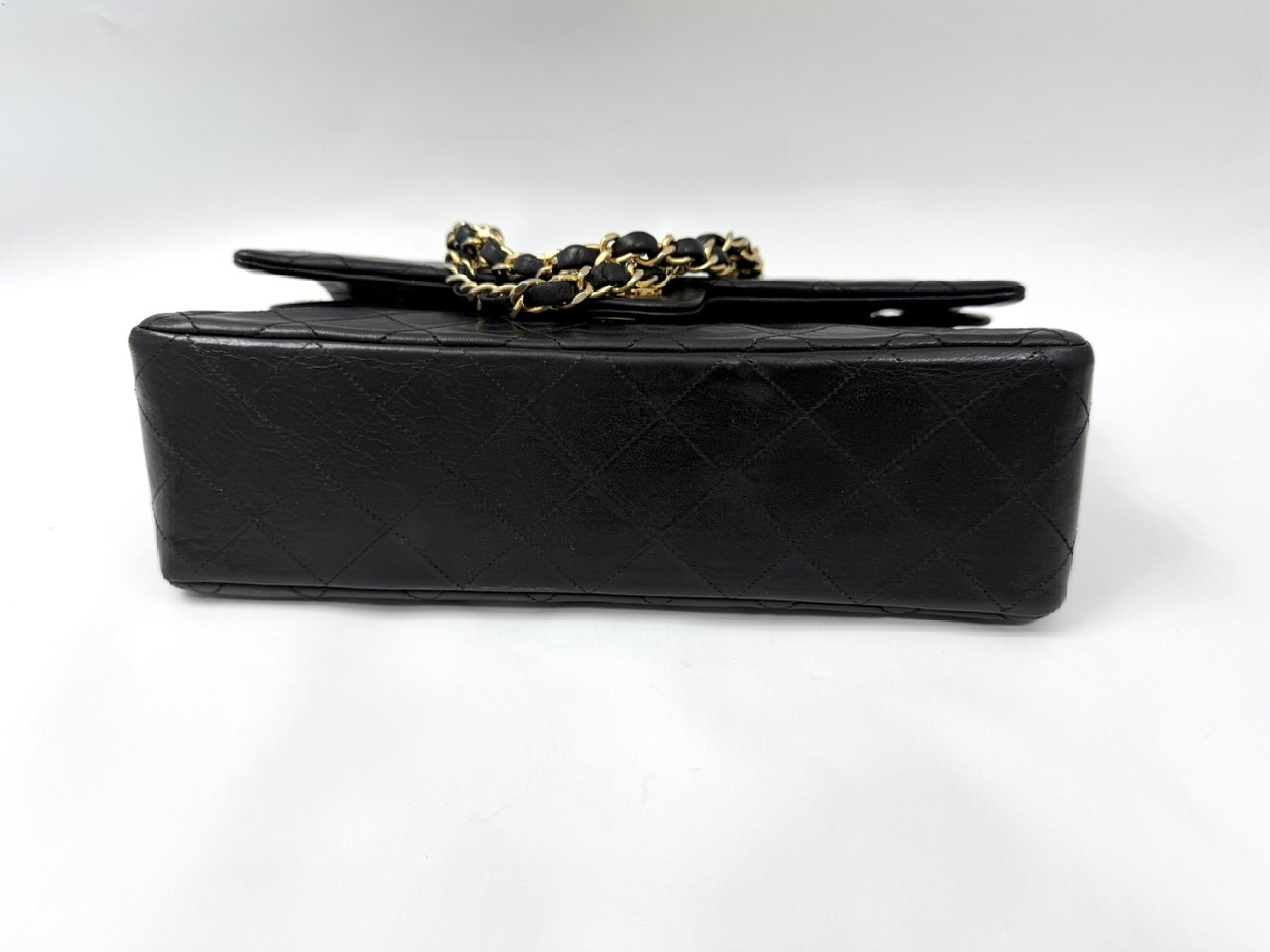 Matelassé 25 Double Flap Lambskin Shoulder Bag — view 3