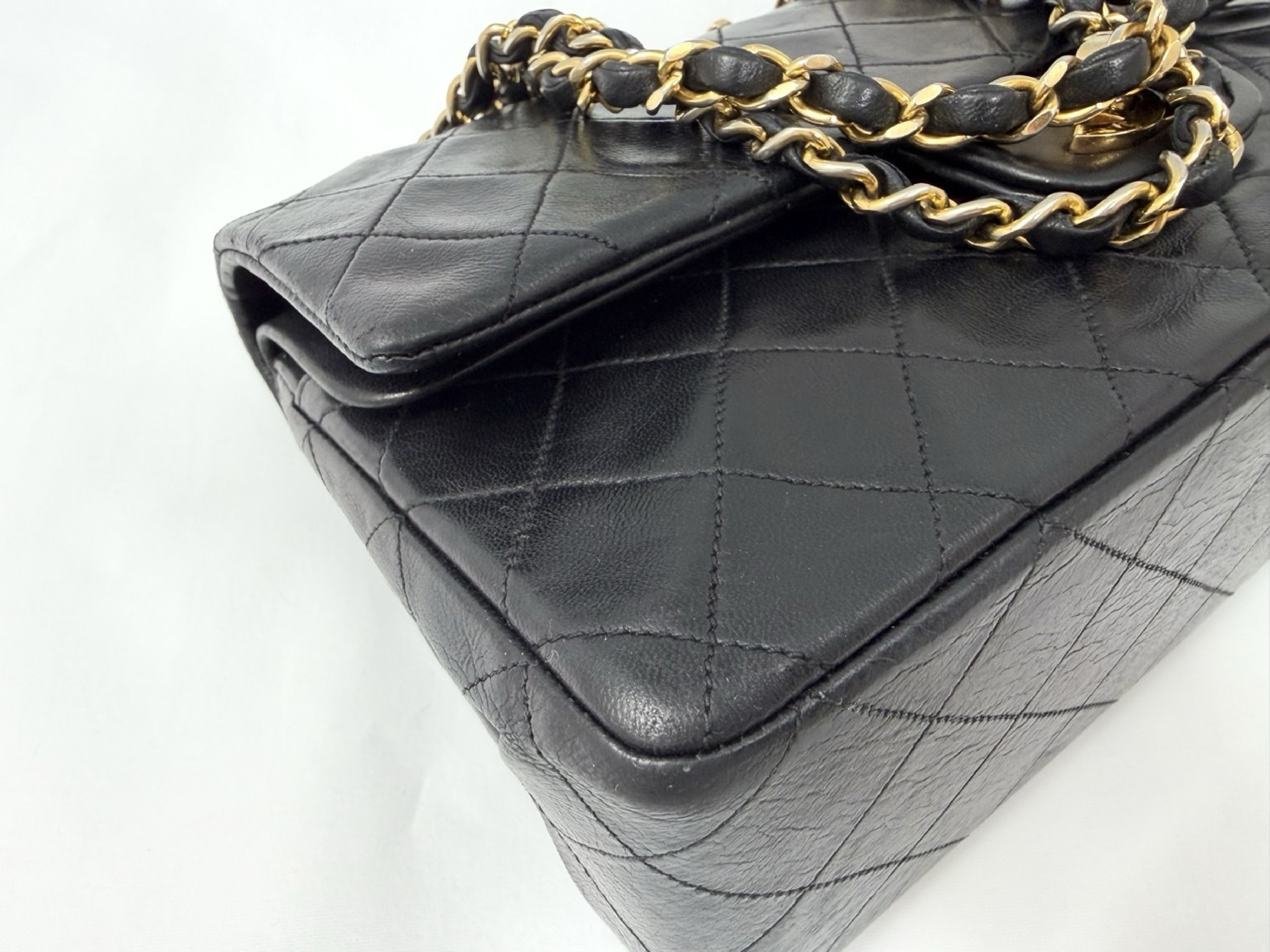 Matelassé 25 Double Flap Lambskin Shoulder Bag — view 5
