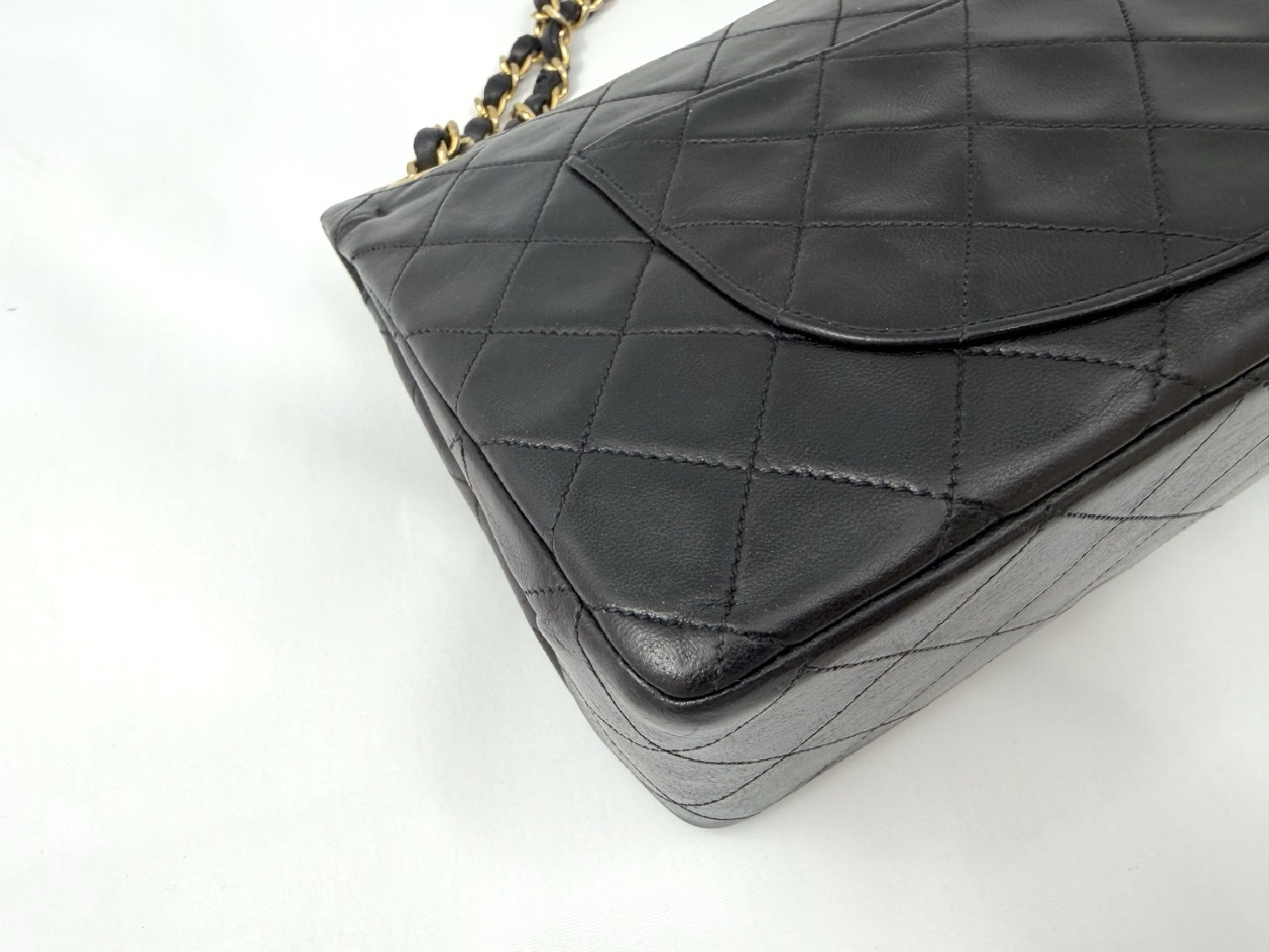Matelassé 25 Double Flap Lambskin Shoulder Bag — view 7