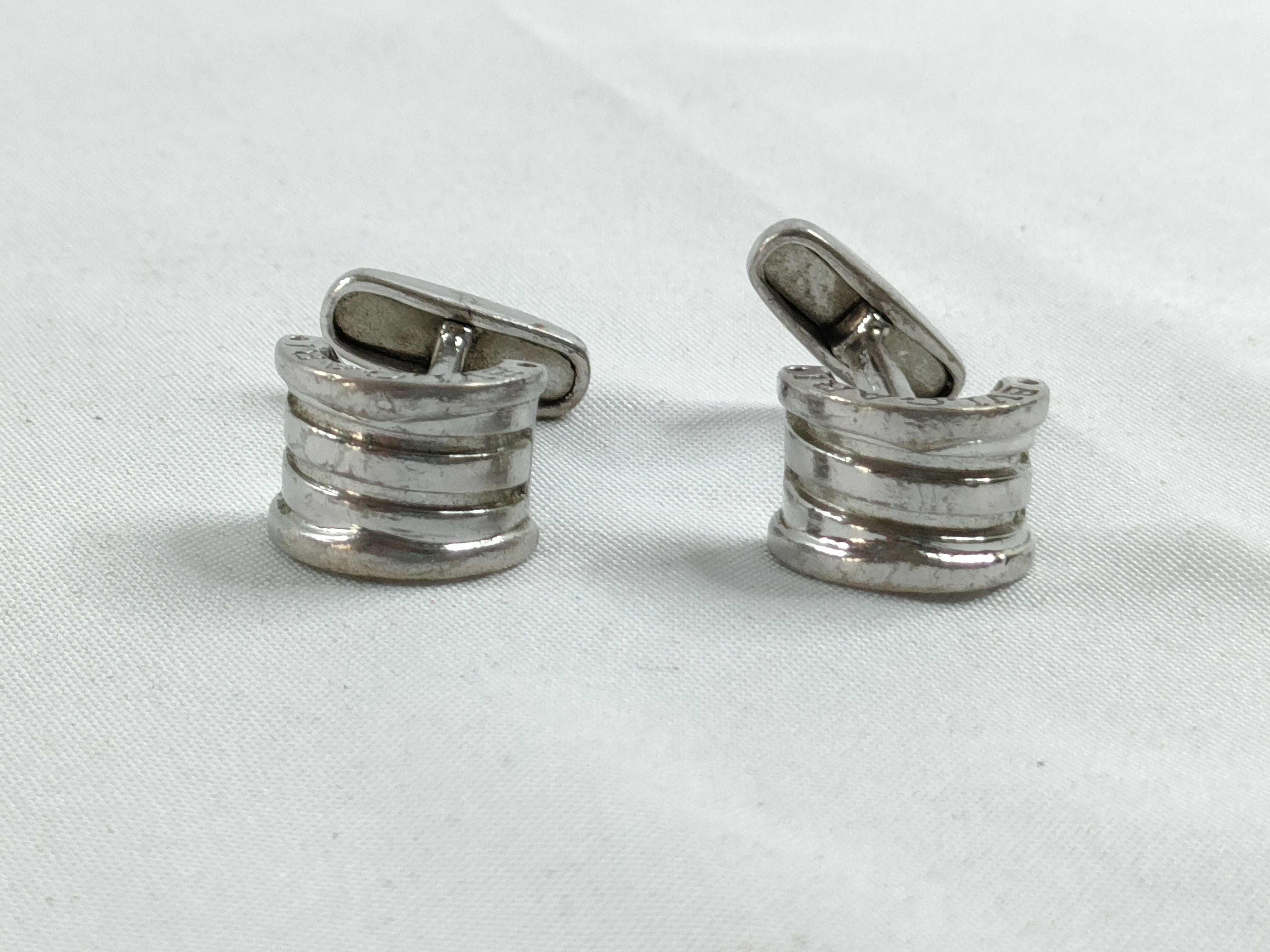 Cufflinks Silver Tie Clip & Cufflinks — view 2