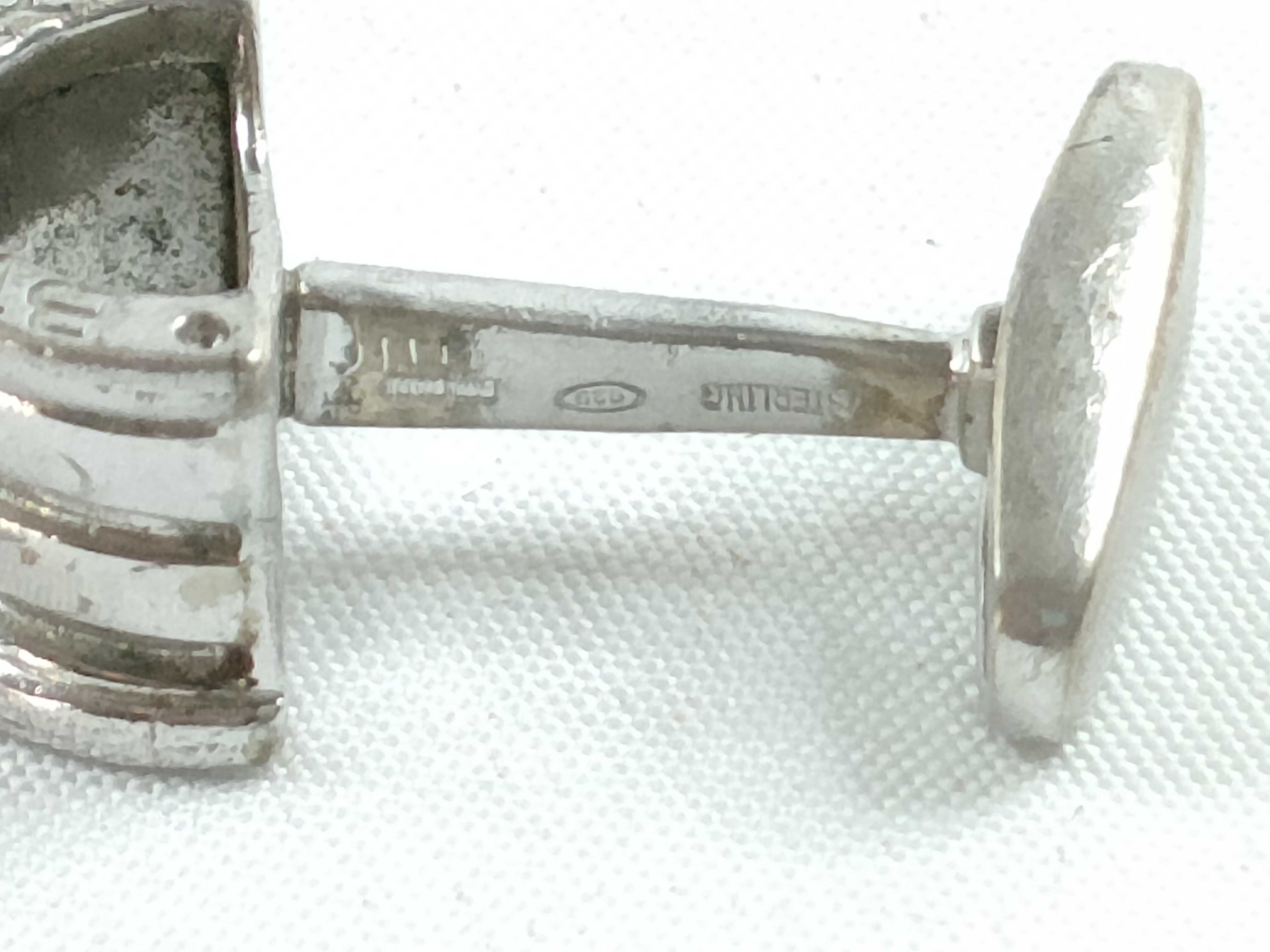 Cufflinks Silver Tie Clip & Cufflinks — view 6