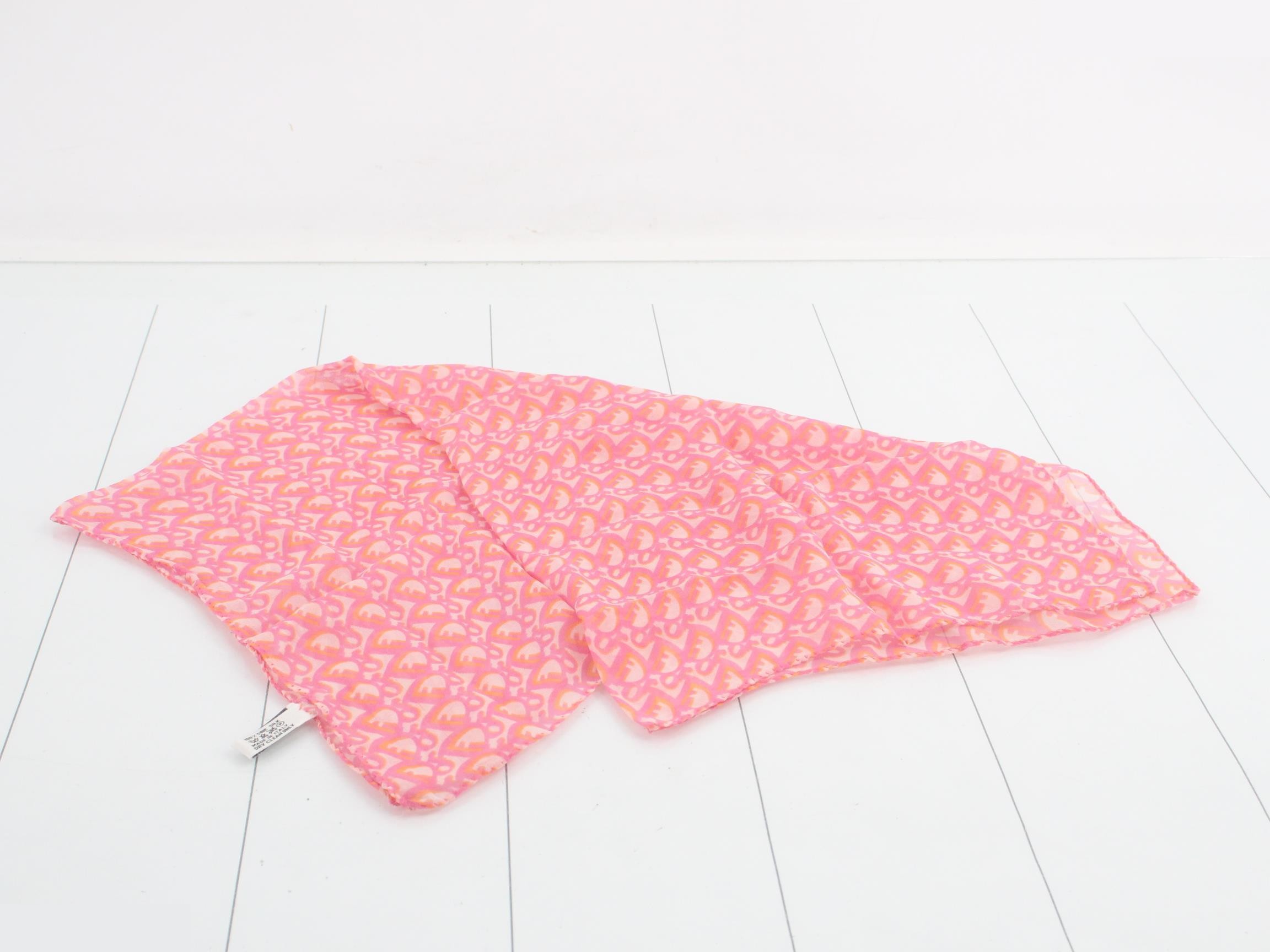 Trotter Scarf Chiffon Silk Pink — view 2