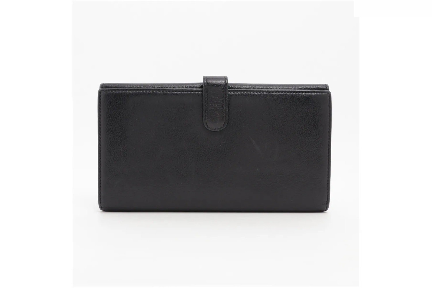 Comes with guarantee/serial number sticker Camellia lambskin leather long wallet — view 2